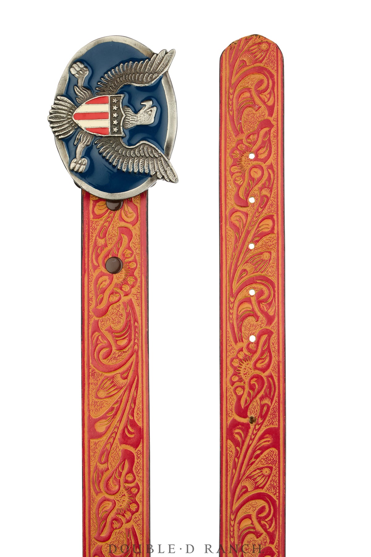 Belt, A Vintage, Buckle Kitsch, Patriotic, Vintage, 1081B