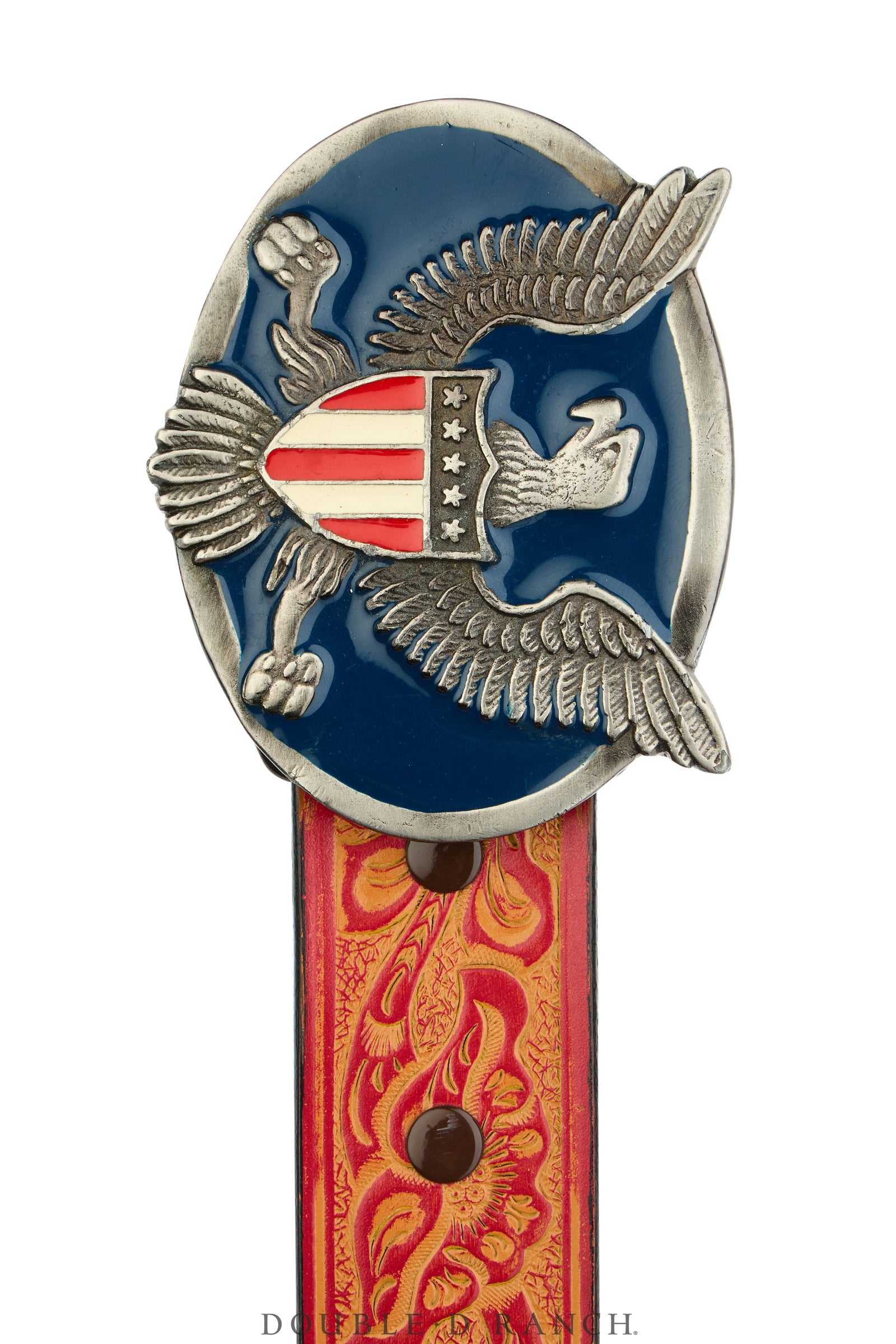 Belt, A Vintage, Buckle Kitsch, Patriotic, Vintage, 1081B