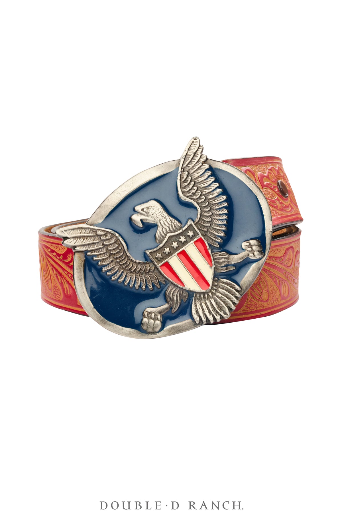Belt, A Vintage, Buckle Kitsch, Patriotic, Vintage, 1081B