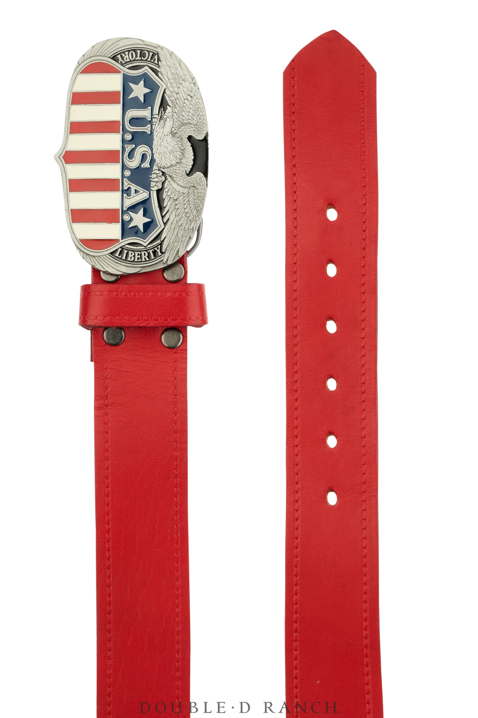 Belt, A Vintage, Buckle Kitsch, Patriotic, Vintage, 1084