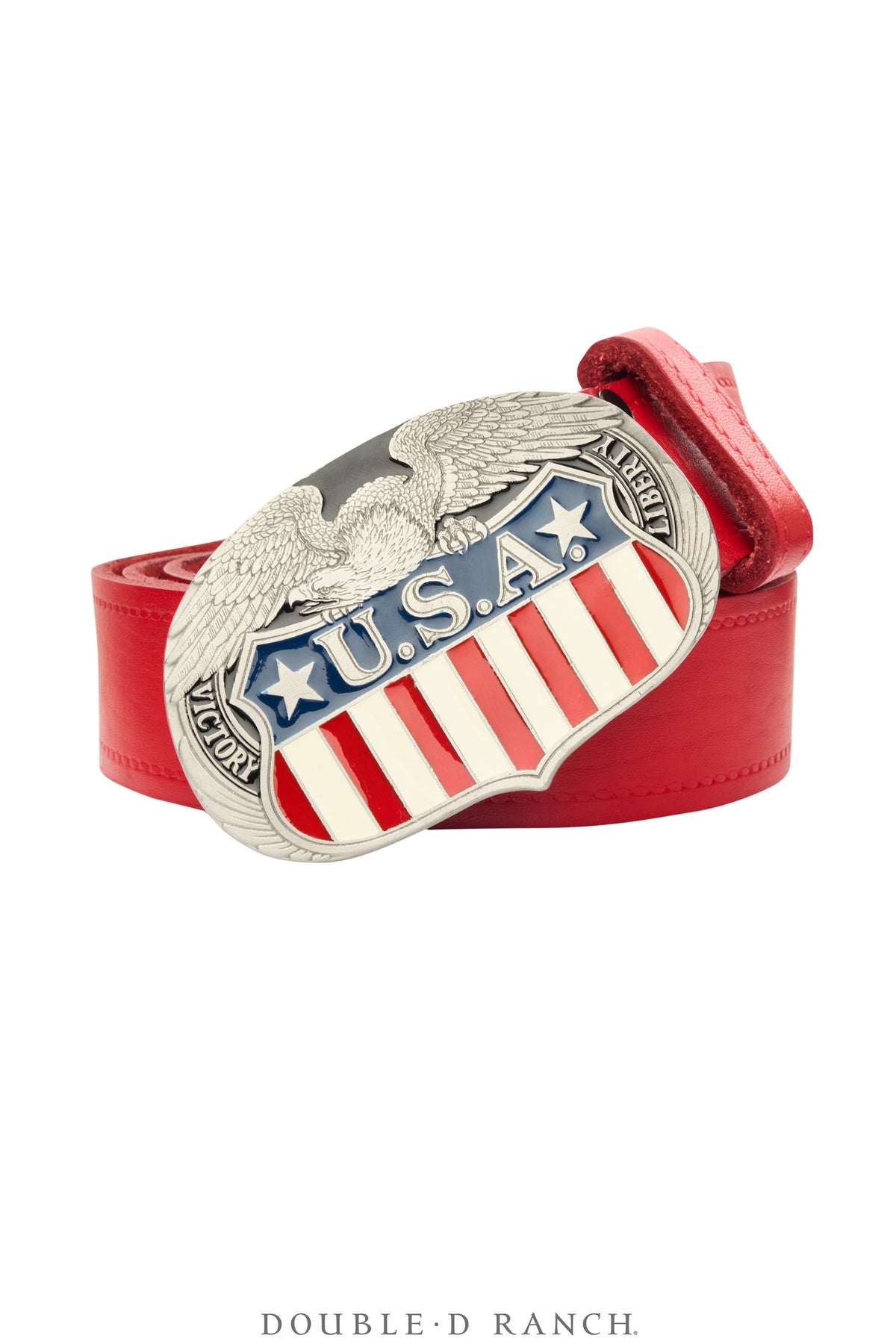 Belt, A Vintage, Buckle Kitsch, Patriotic, Vintage, 1084