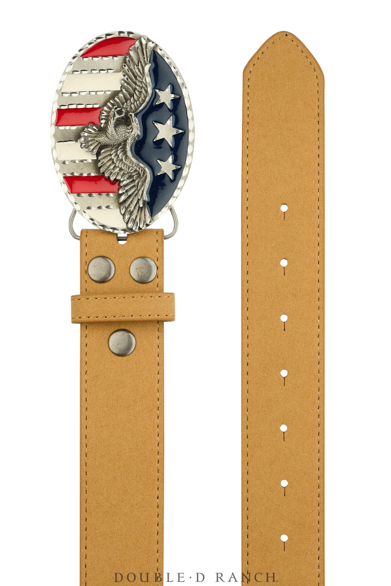 Belt, A Vintage, Buckle Kitsch, Patriotic, Vintage, 1087