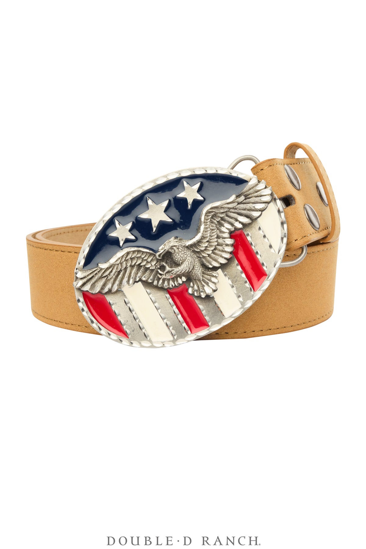 Belt, A Vintage, Buckle Kitsch, Patriotic, Vintage, 1087