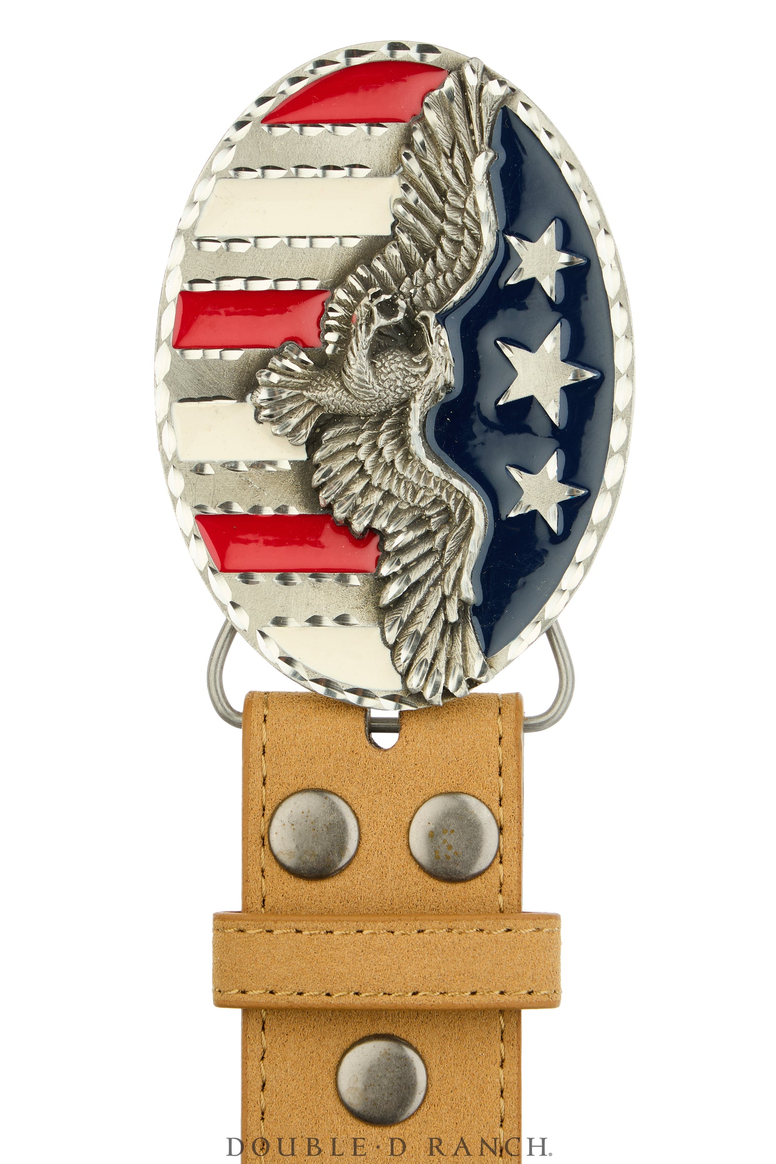 Belt, A Vintage, Buckle Kitsch, Patriotic, Vintage, 1087