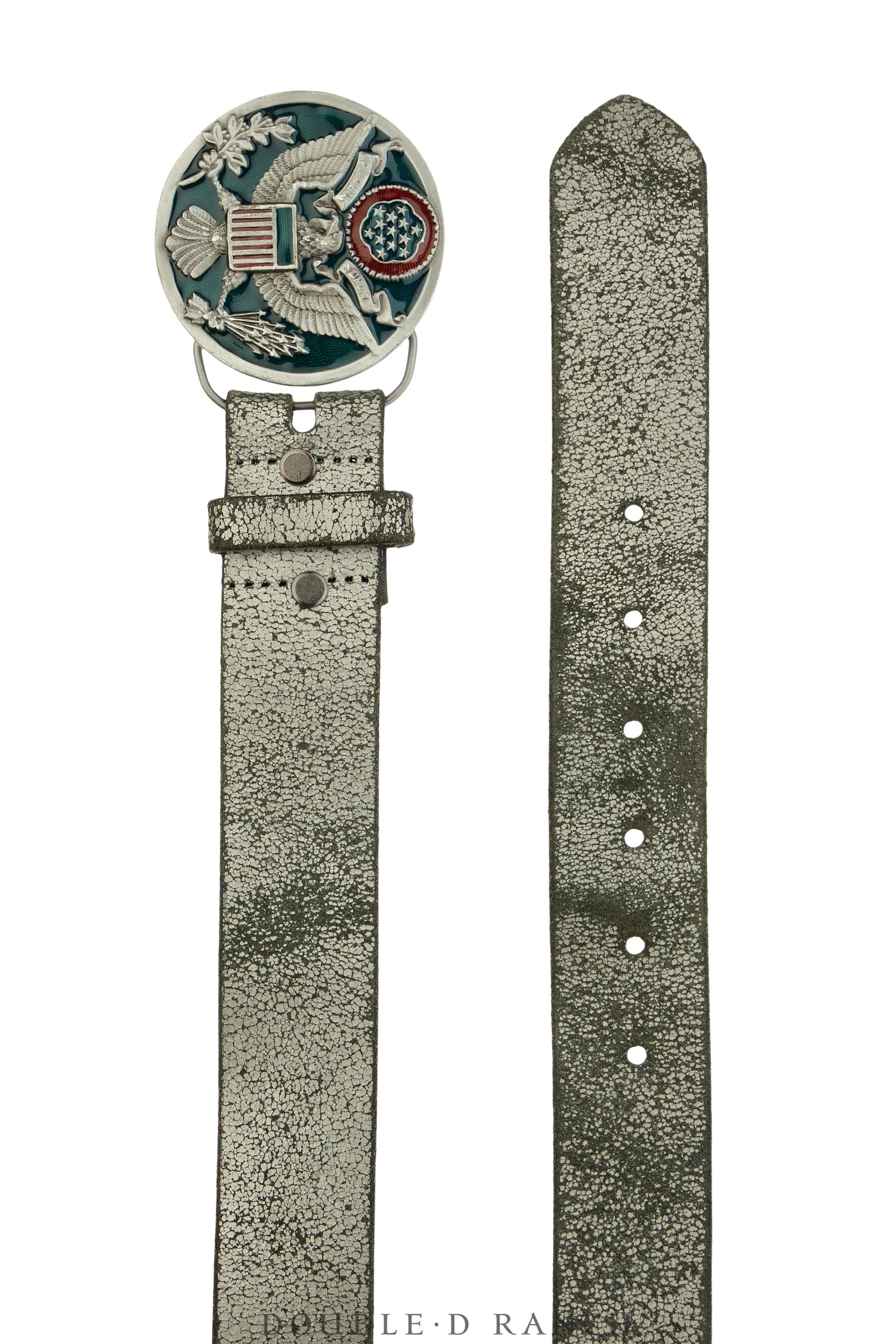 Belt, A Vintage, Buckle Kitsch, Patriotic, Vintage, 1088