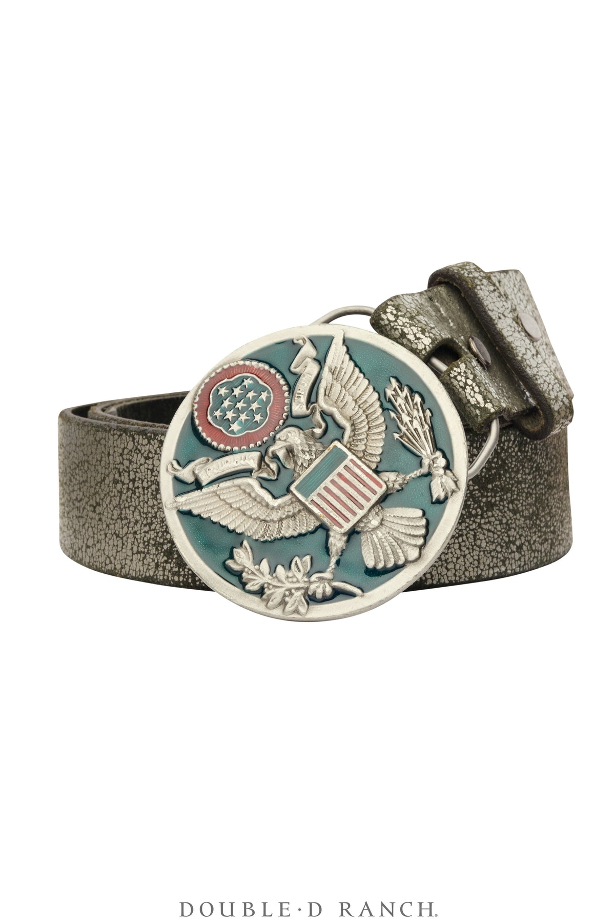 Belt, A Vintage, Buckle Kitsch, Patriotic, Vintage, 1088