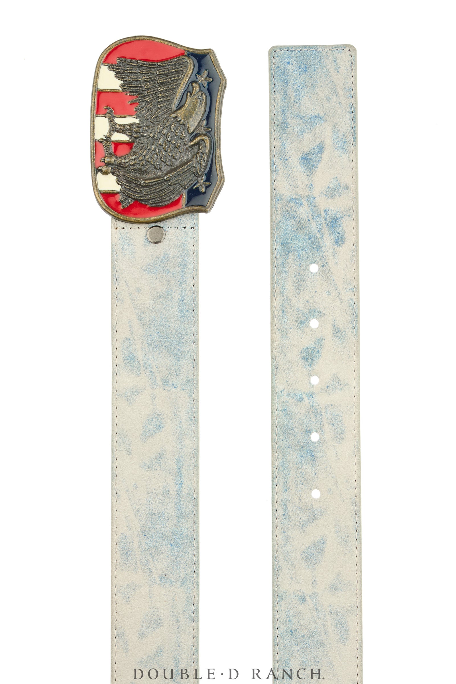Belt, A Vintage, Buckle Kitsch, Patriotic, Vintage, 1089B