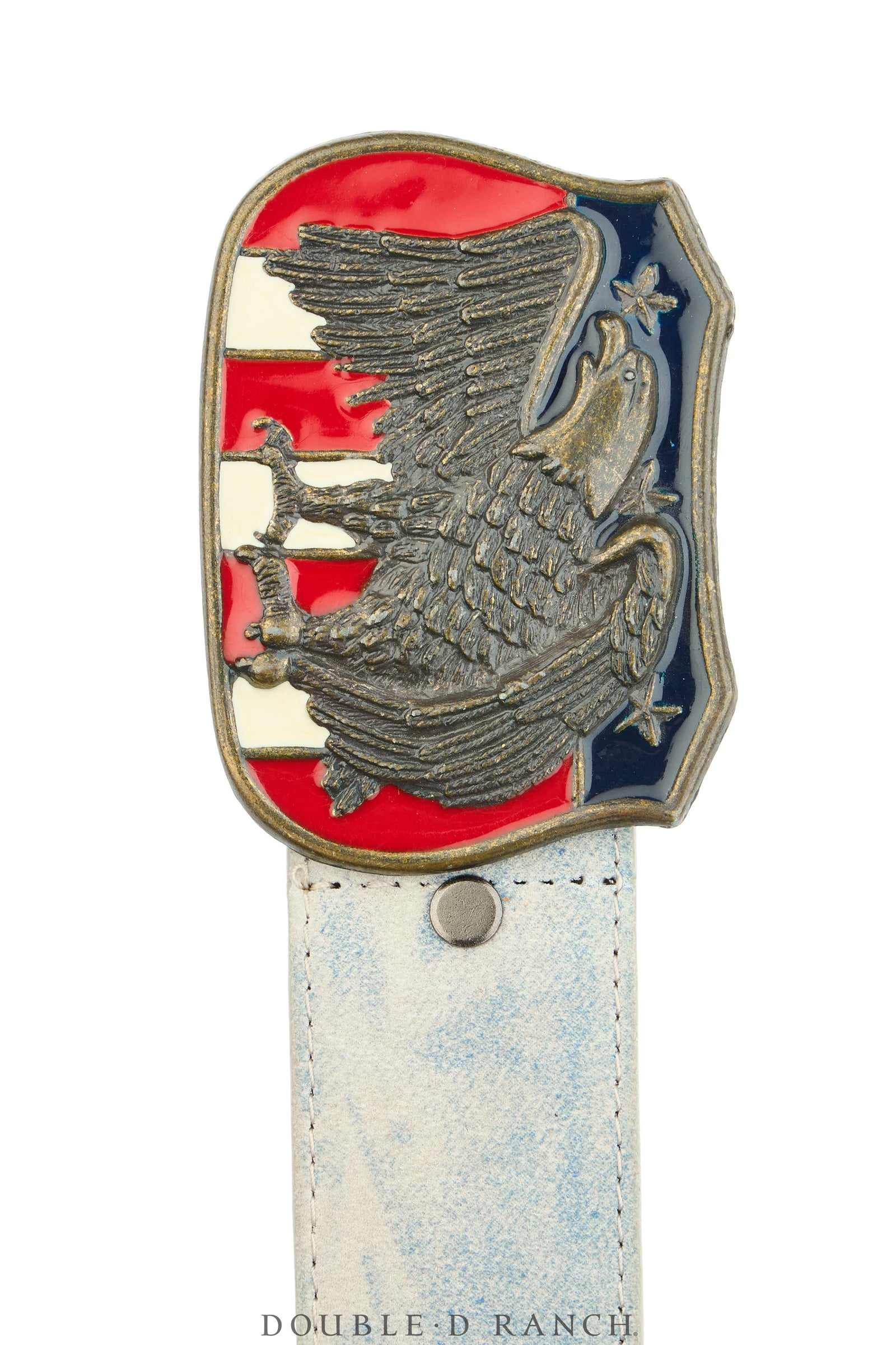 Belt, A Vintage, Buckle Kitsch, Patriotic, Vintage, 1089B