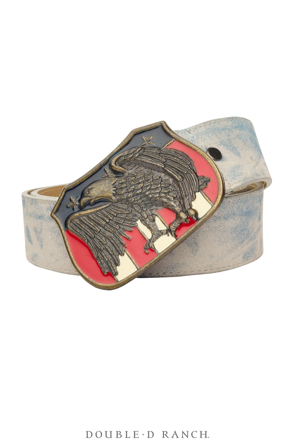 Belt, A Vintage, Buckle Kitsch, Patriotic, Vintage, 1089B