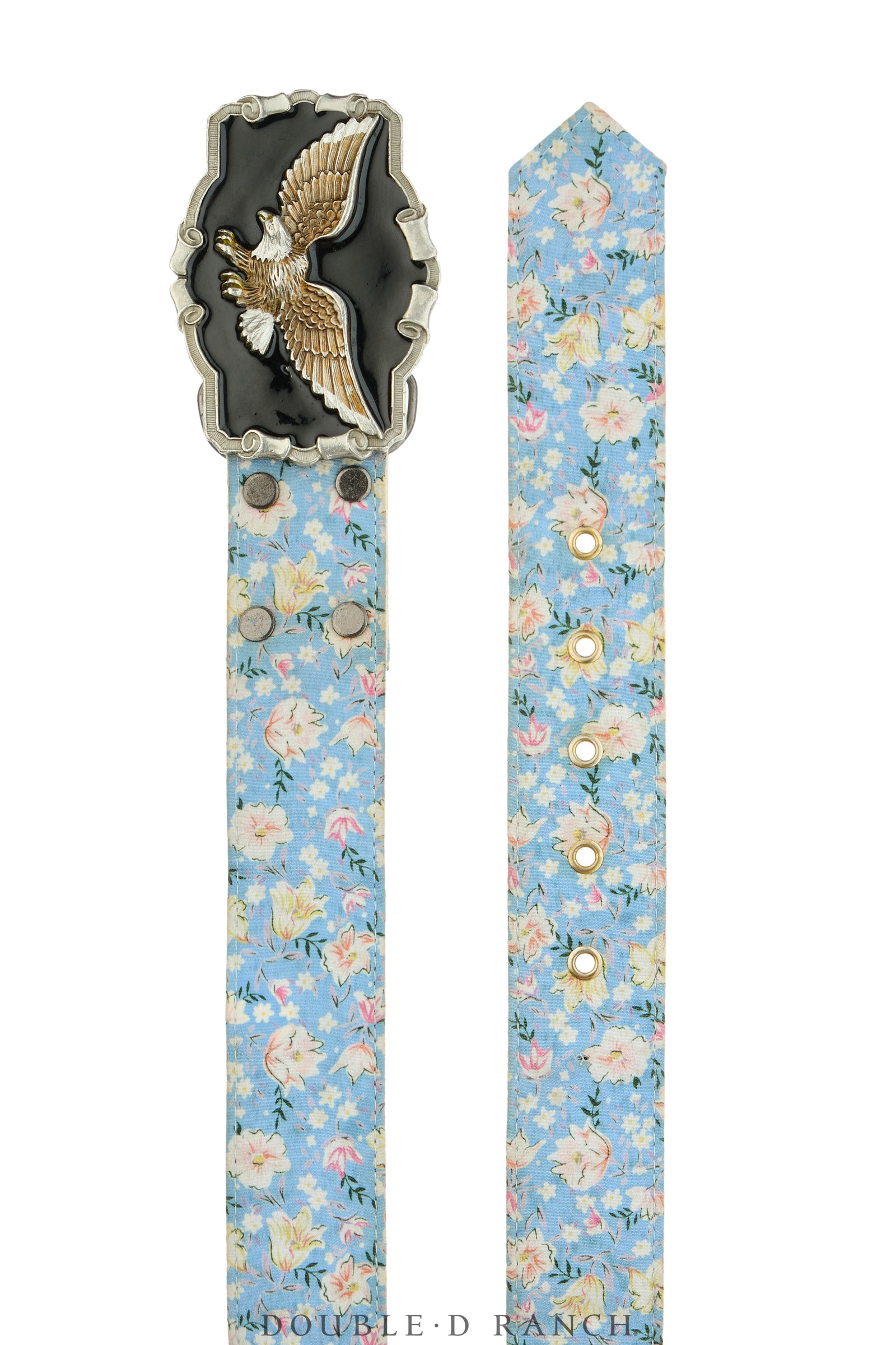 Belt, A Vintage, Buckle Kitsch, Patriotic, Vintage, 1090