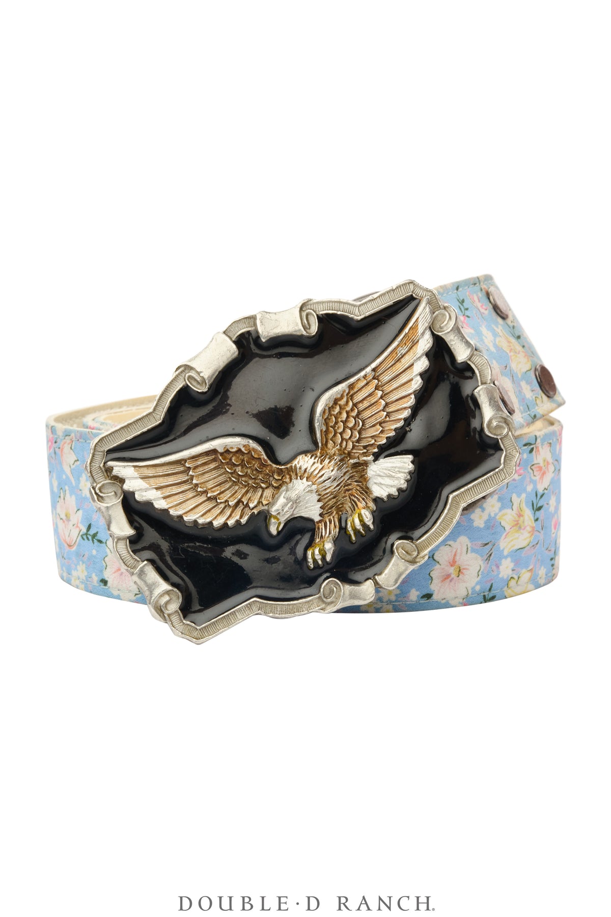 Belt, A Vintage, Buckle Kitsch, Patriotic, Vintage, 1090