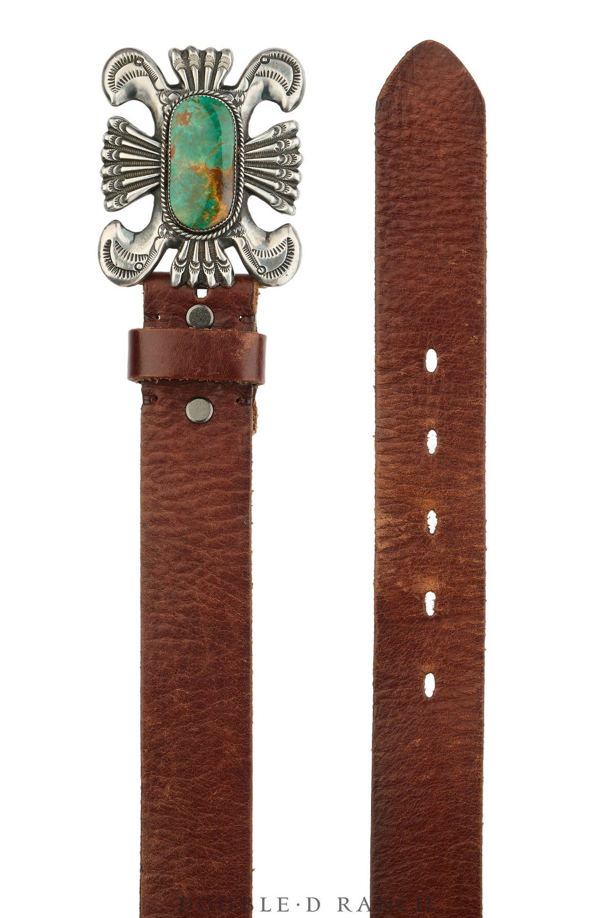 Belt, A Vintage, Buckle, Cast, Turquoise, Hallmark, Vintage, 1099