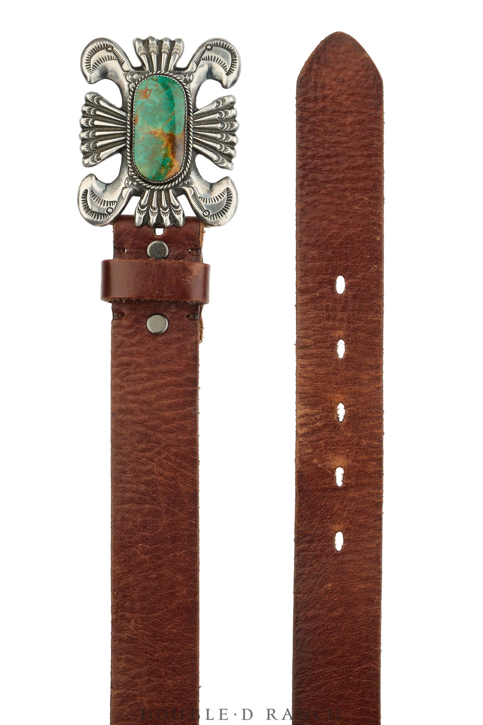Belt, A Vintage, Buckle, Cast, Turquoise, Hallmark, Vintage, 1099