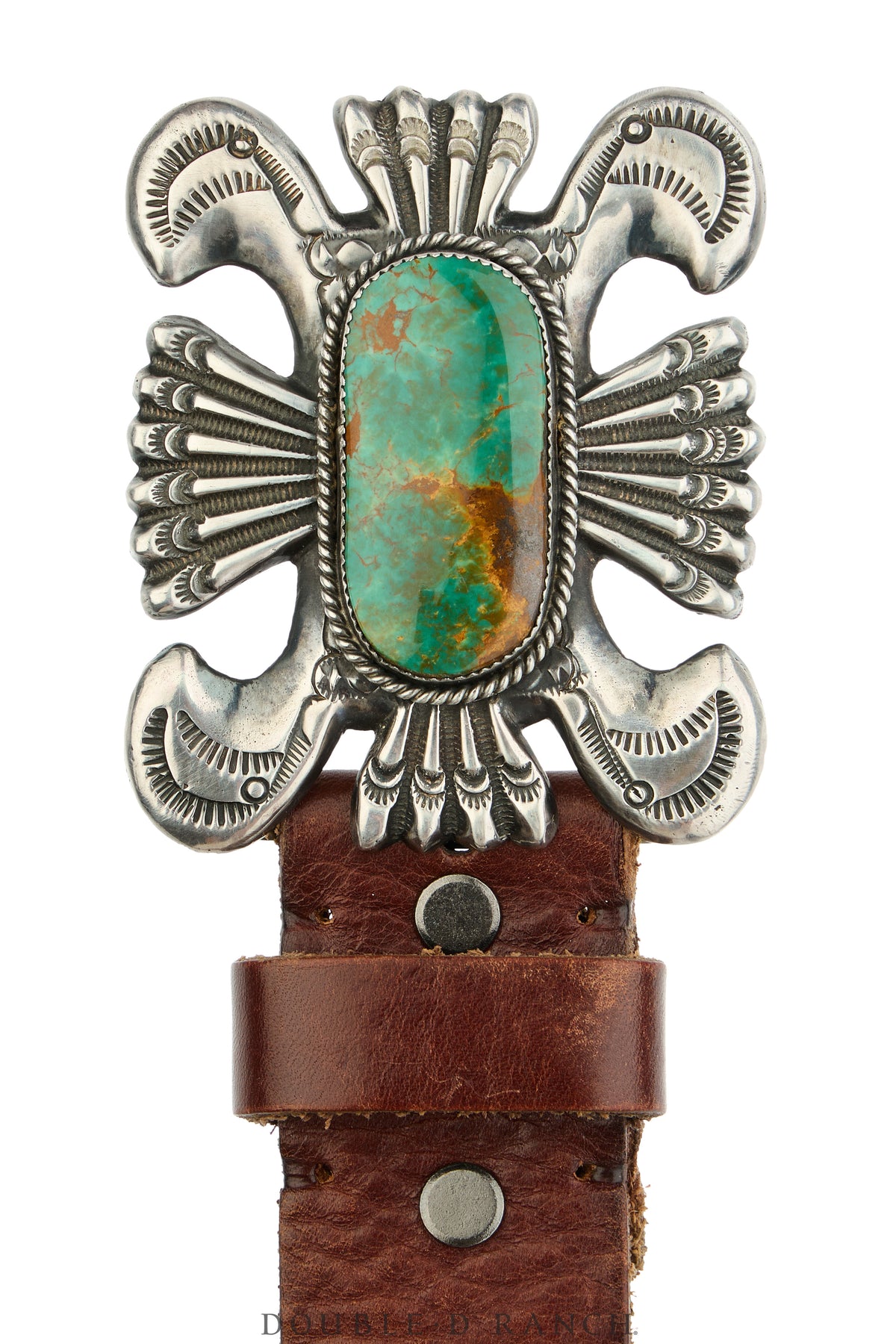Belt, A Vintage, Buckle, Cast, Turquoise, Hallmark, Vintage, 1099