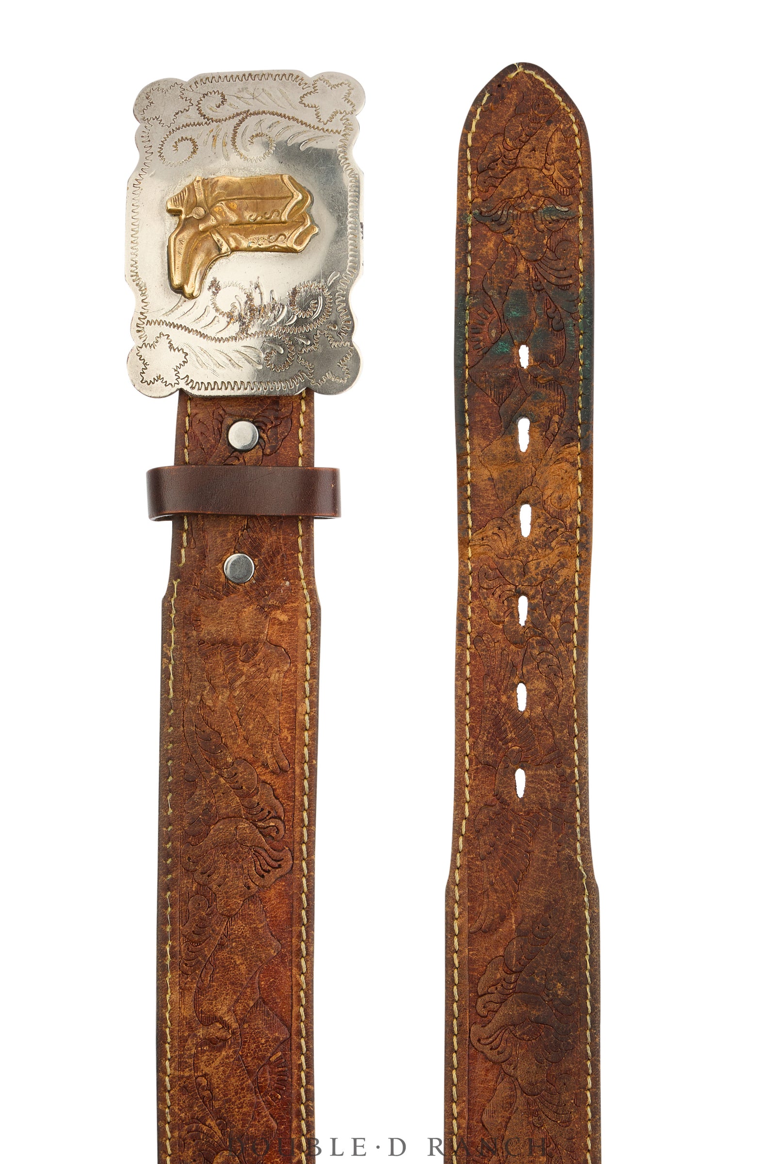 Belt, A Vintage, Buckle, Western Kitsch, Boots, Hallmark, Vintage, 1107