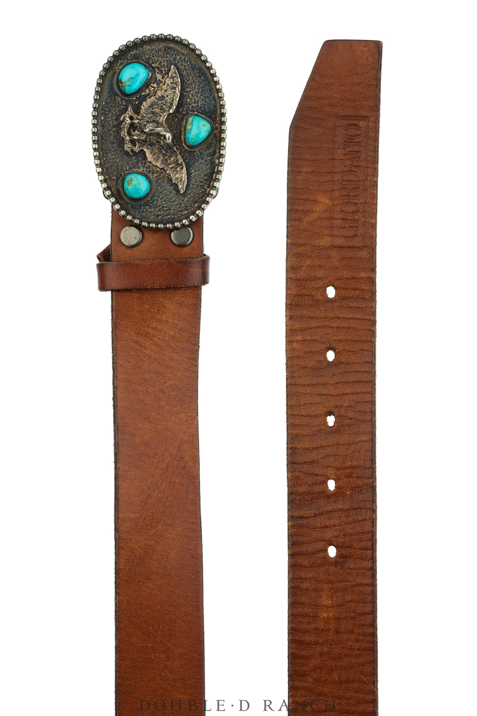 Belt, A Vintage, Cast, Buckle, Turquoise, Eagle, Patriotic, Mark, Vintage ‘81, 1122
