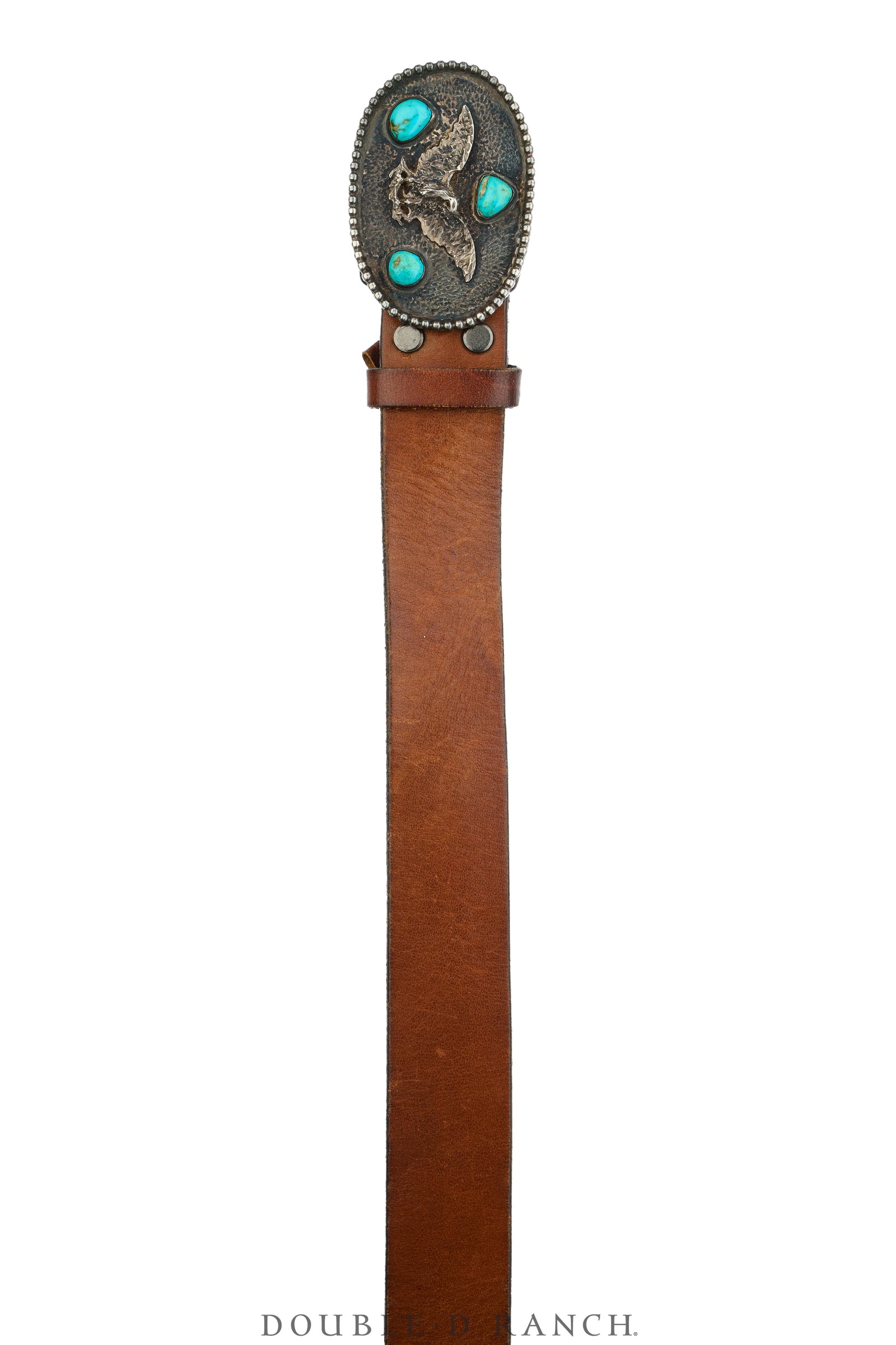 Belt, A Vintage, Cast, Buckle, Turquoise, Eagle, Patriotic, Mark, Vintage ‘81, 1122