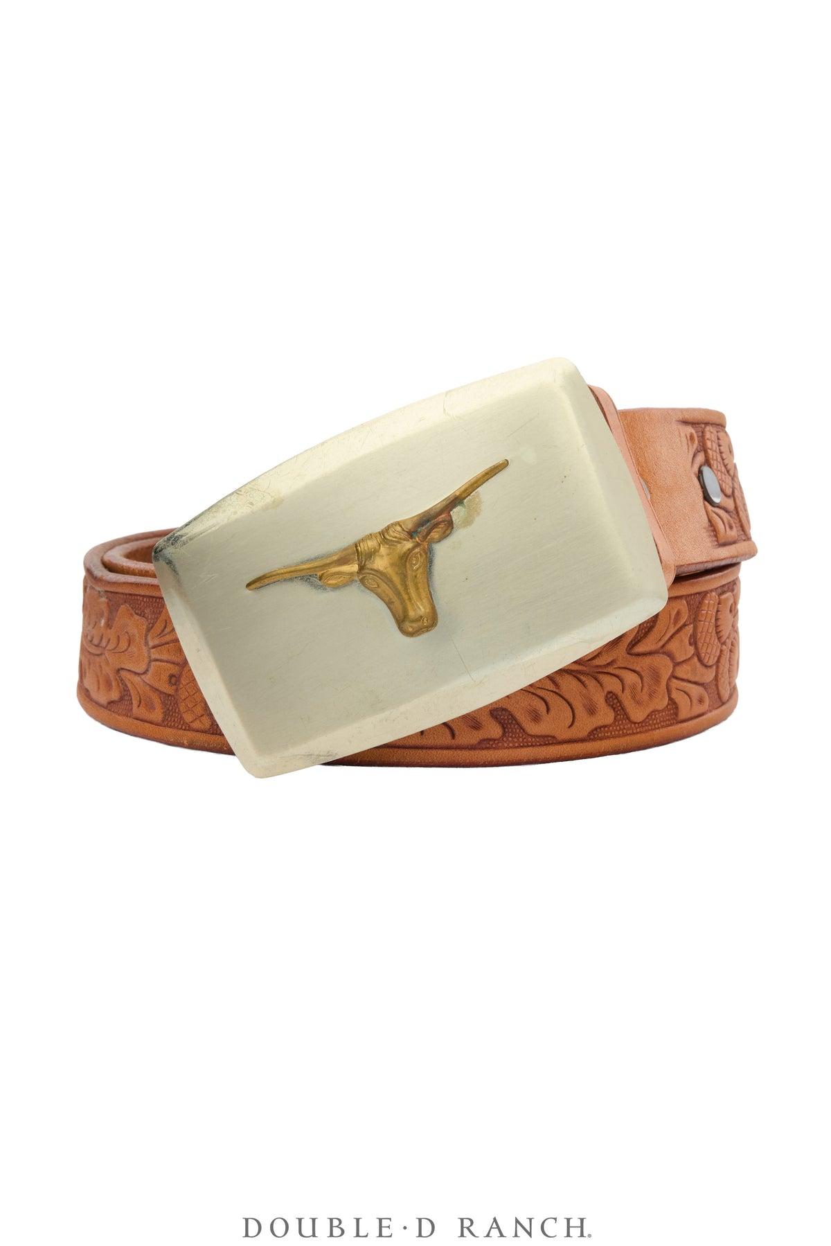 Belt, A Vintage, Buckle, Western, Longhorn, Vintage,1129