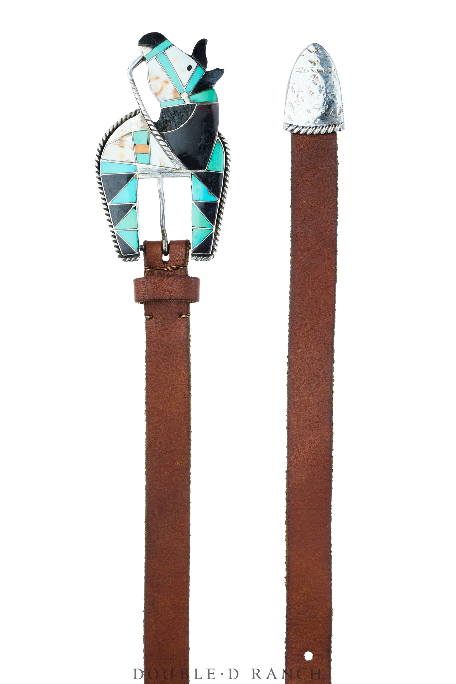 Belt, A Buckle, Inlay, Horse Profile, Ranger Set, Hallmark, Vintage, 1131