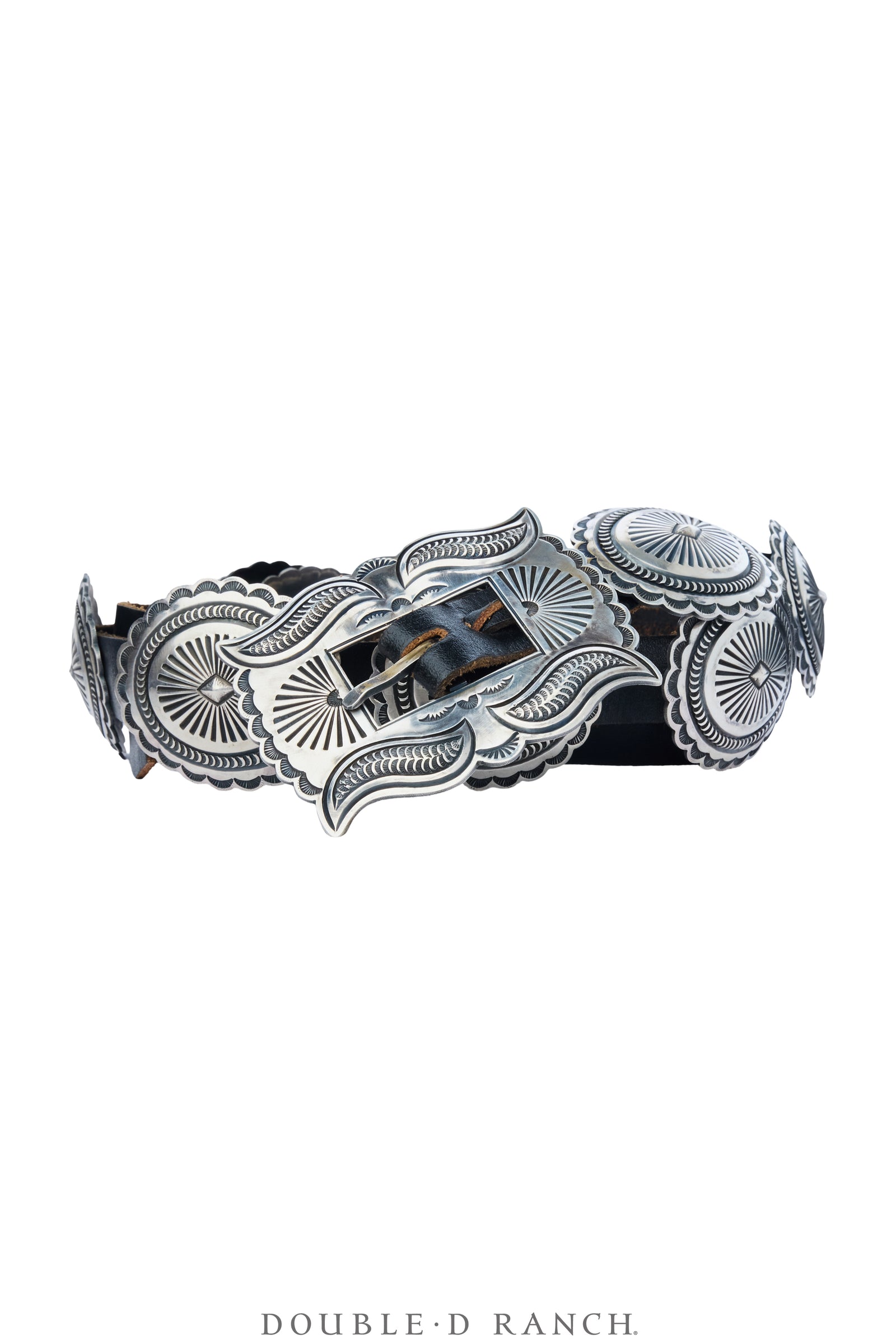 Belt, A Vintage, Concho, Sterling Silver, Hallmark, Vintage, 1135