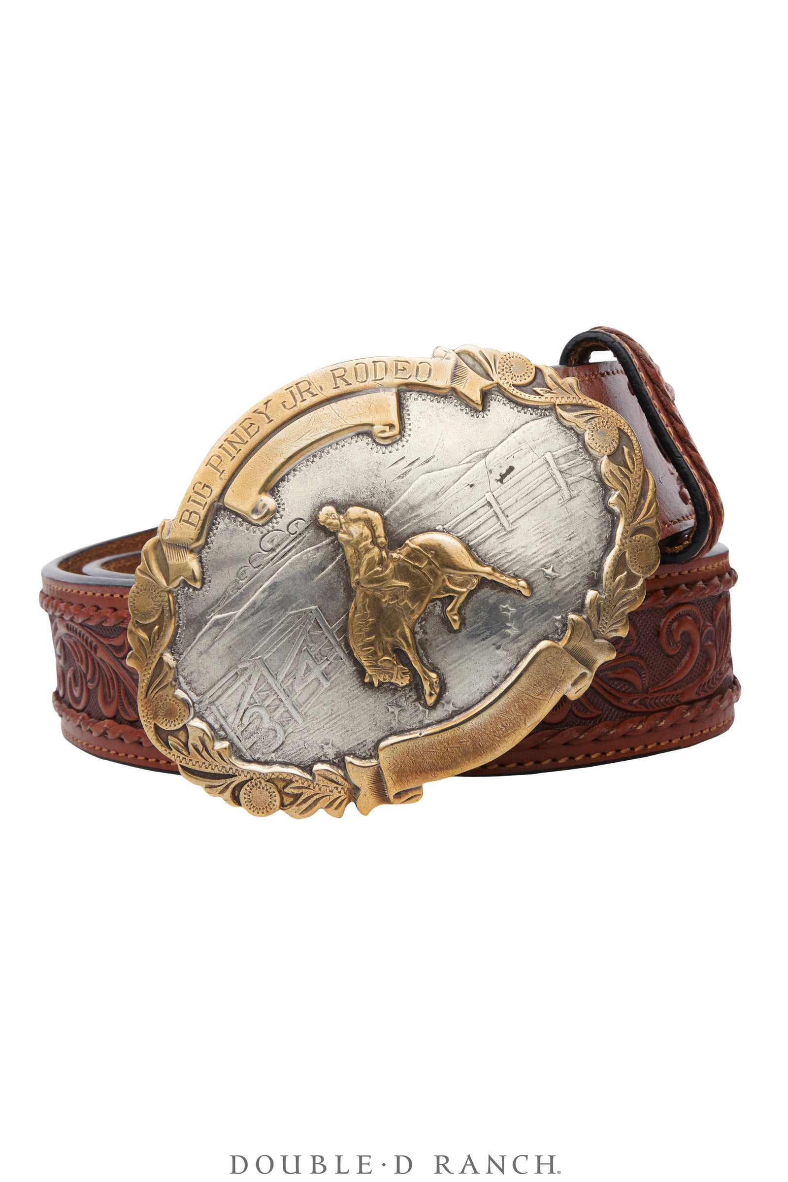 Belt, A Vintage, Buckle Kitsch, Horse Bucking, Vintage, 1141