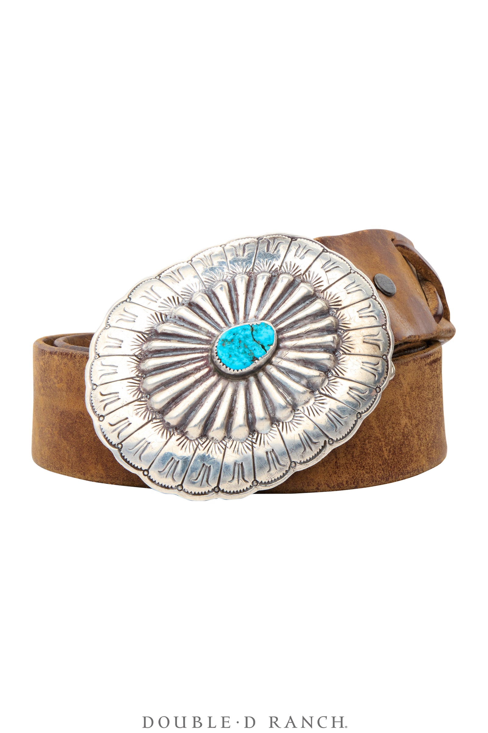 Belt, A Vintage, Buckle, Concho, Turquoise, Hallmark, Vintage, 1145