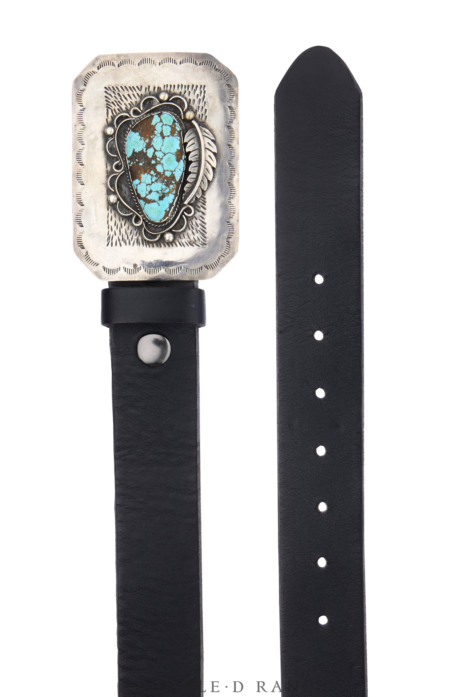 Belt, A Vintage, Buckle, Concho, Turquoise, Hallmark, Vintage, 1146