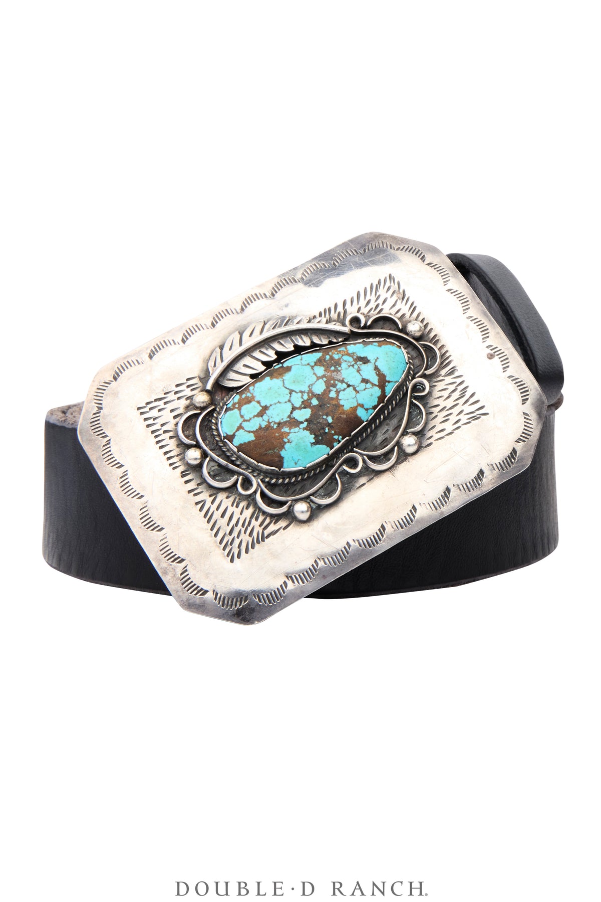 Belt, A Vintage, Buckle, Concho, Turquoise, Hallmark, Vintage, 1146