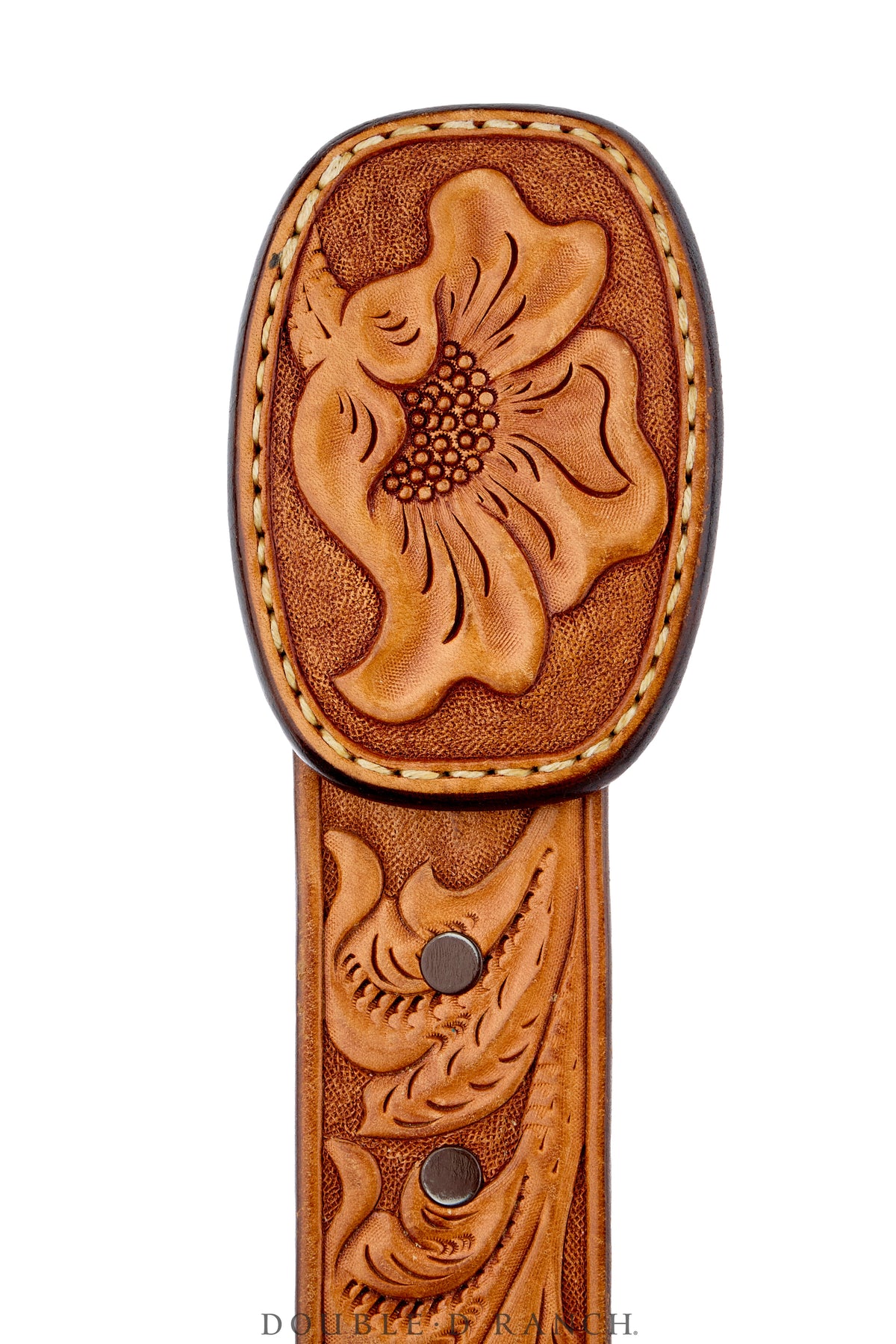 Belt, A Vintage, Buckle, Western, Leather, Hallmark, Vintage, 1164