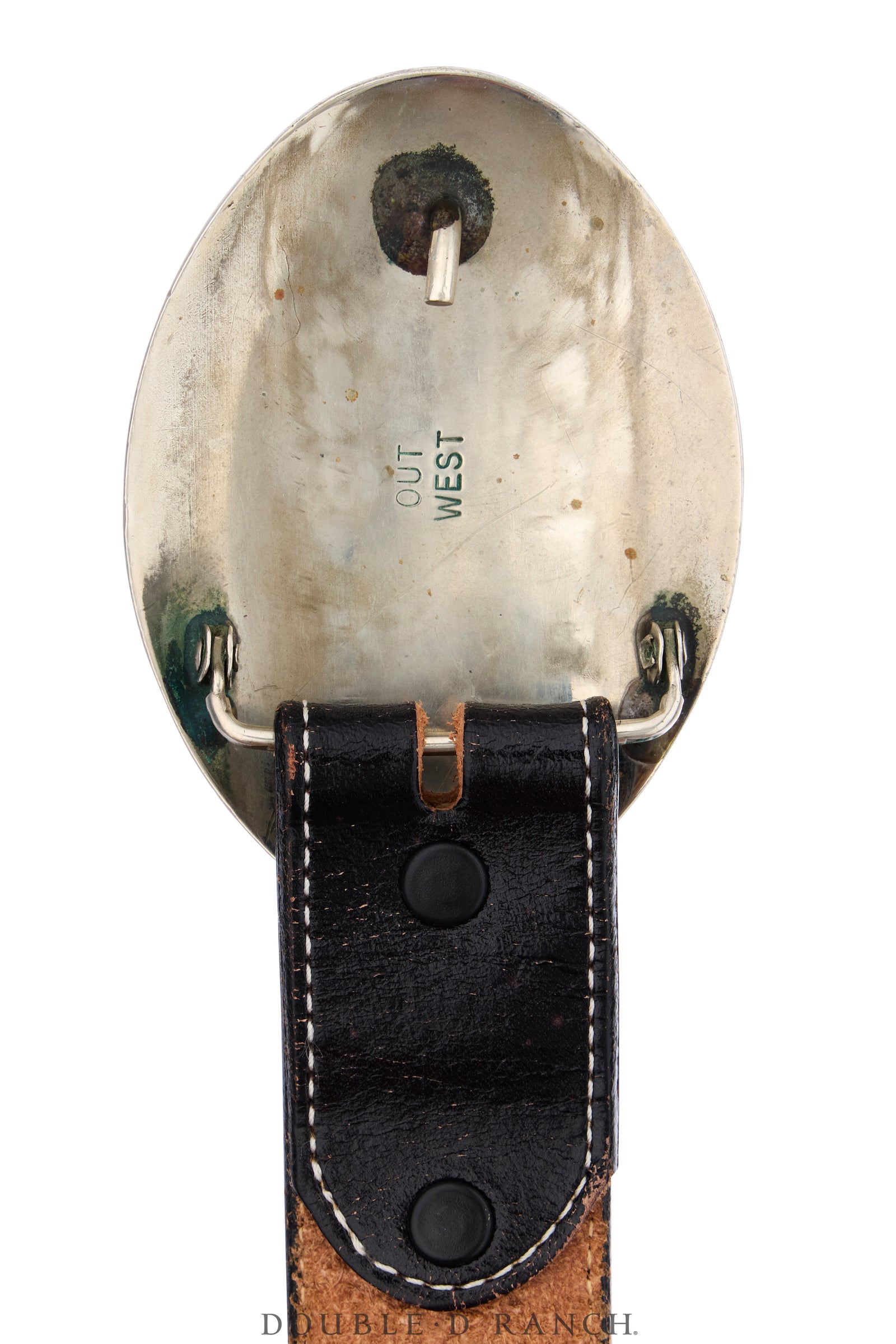 Belt, A Vintage, Buckle, Western, Roughneck Rodeo, Turquoise, Vintage, 1166