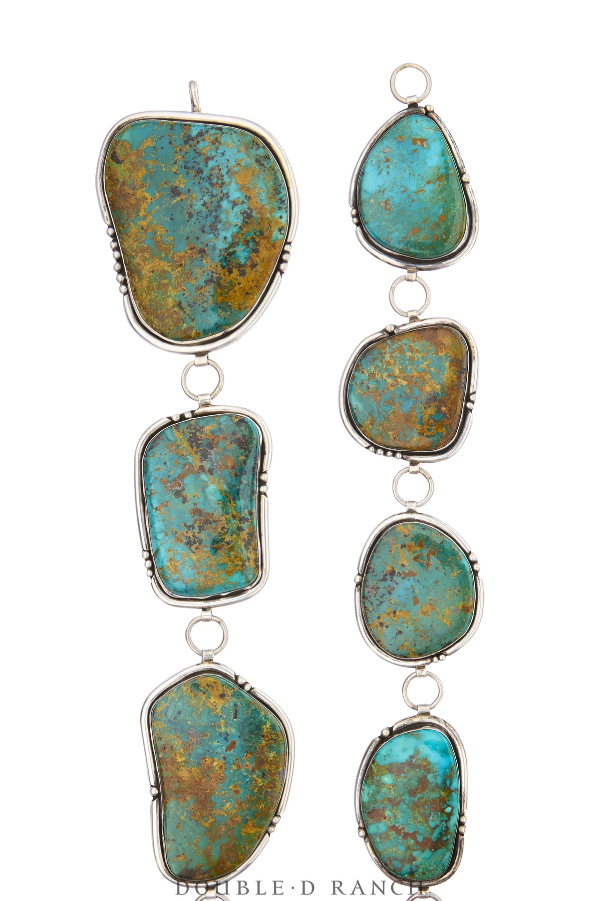 Belt, Concho, Turquoise, 3050 Carats of Old Blue Gem Mine, Hallmark Esther Wood, Masterwork, Vintage, 1211