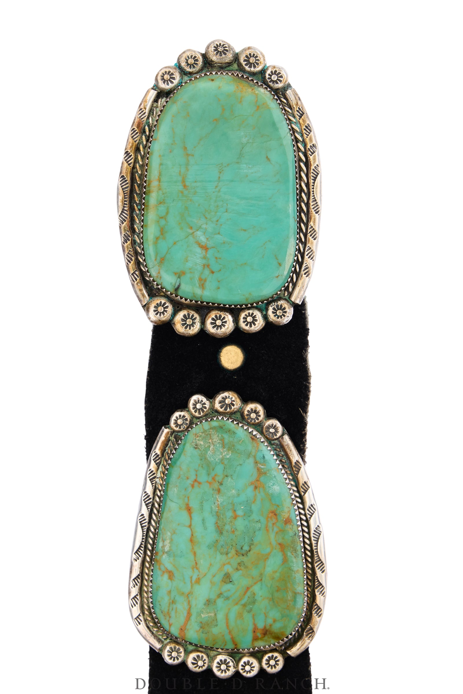 Belt, A Vintage, Concho, Turquoise, Large Slab, Hallmark, Vintage, 1215