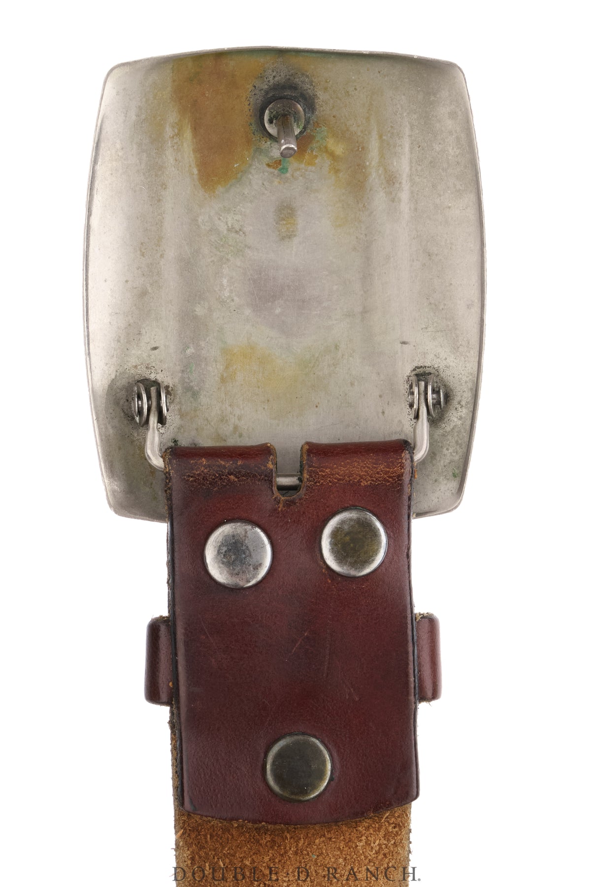 Belt, A Vintage, Buckle, Natural Stone, Turquoise, Sans Hallmark, Vintage, 1245