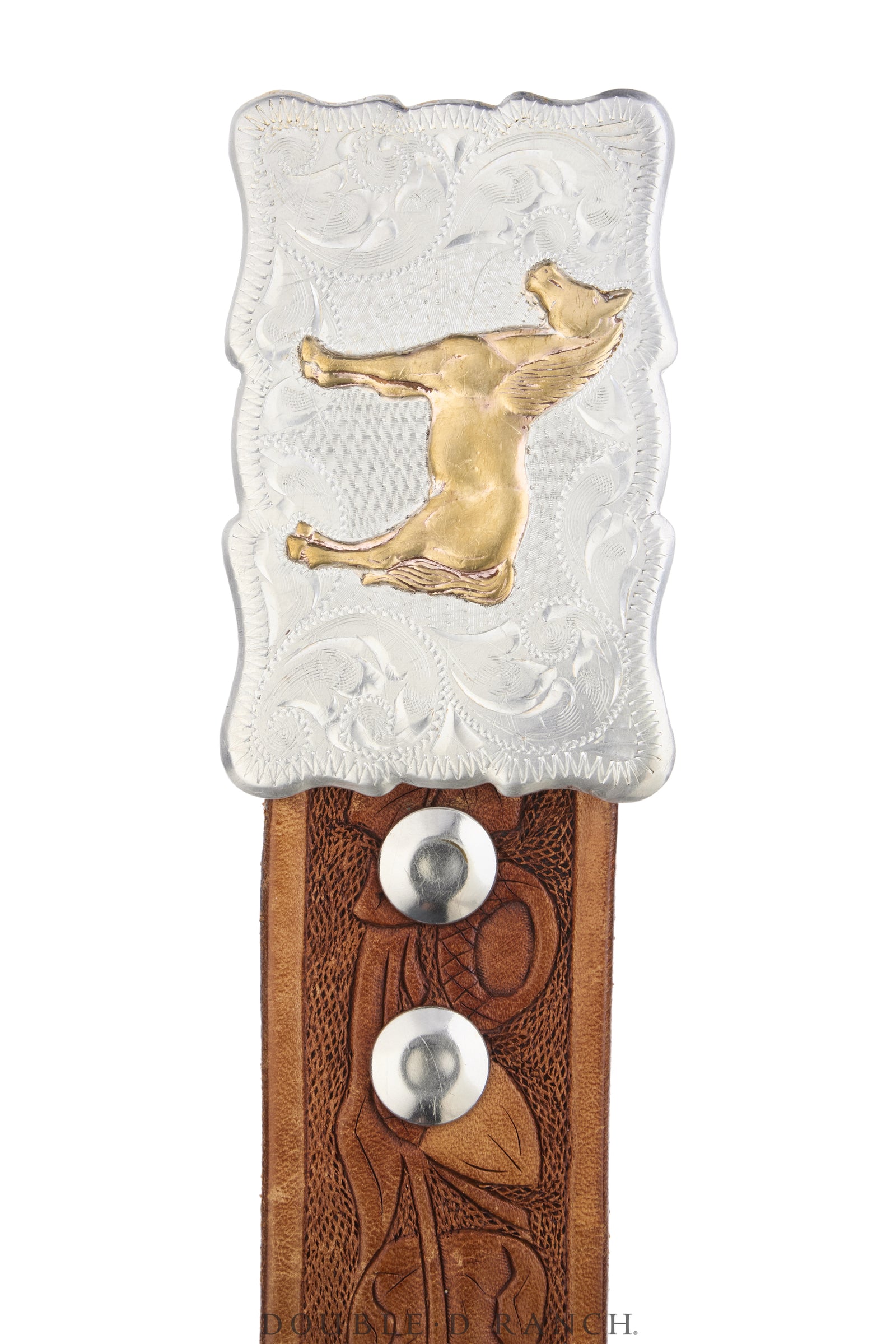 Belt, A Vintage, Buckle, Western, Horse, Hallmark, Vintage, 1249