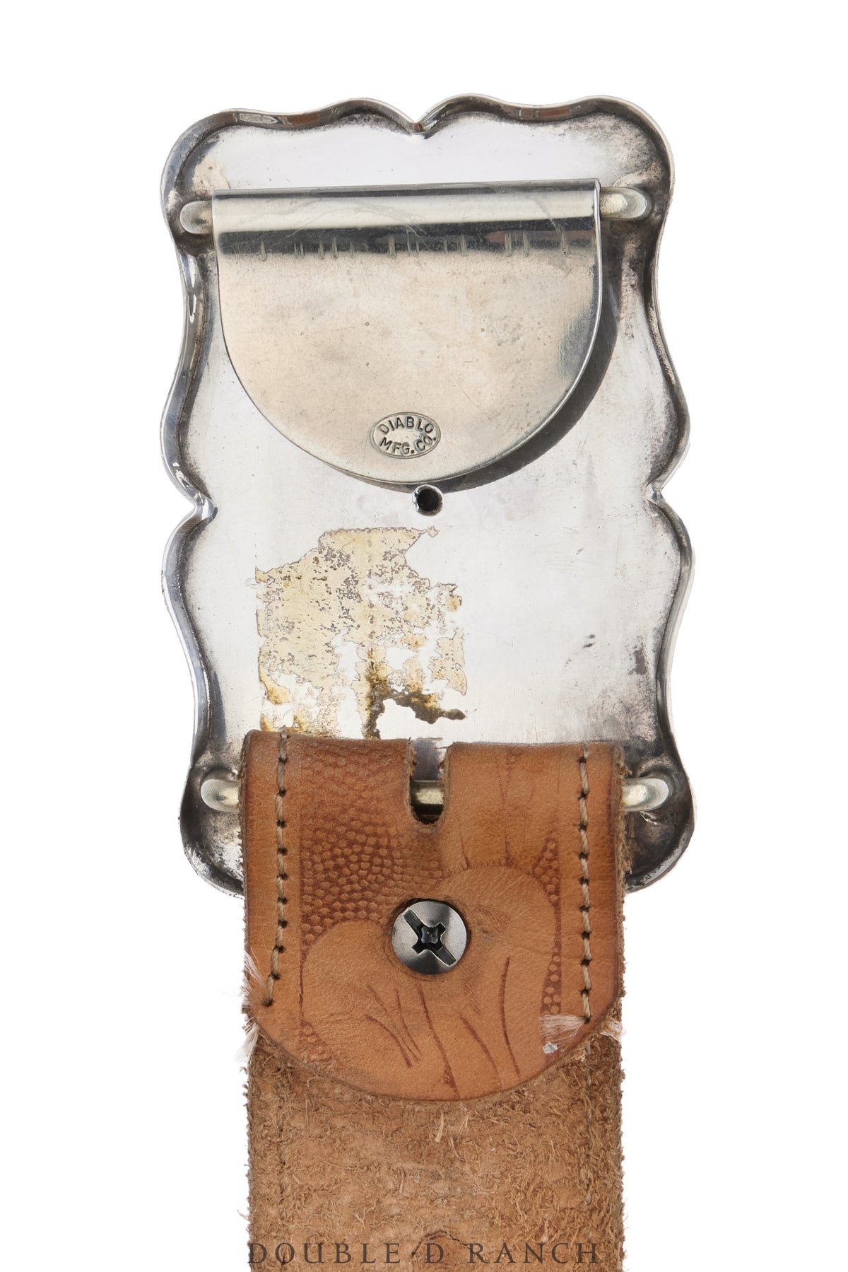 Belt, A Vintage, Buckle, Western, Horse, Sterling Silver, Hallmark, Vintage, 1250