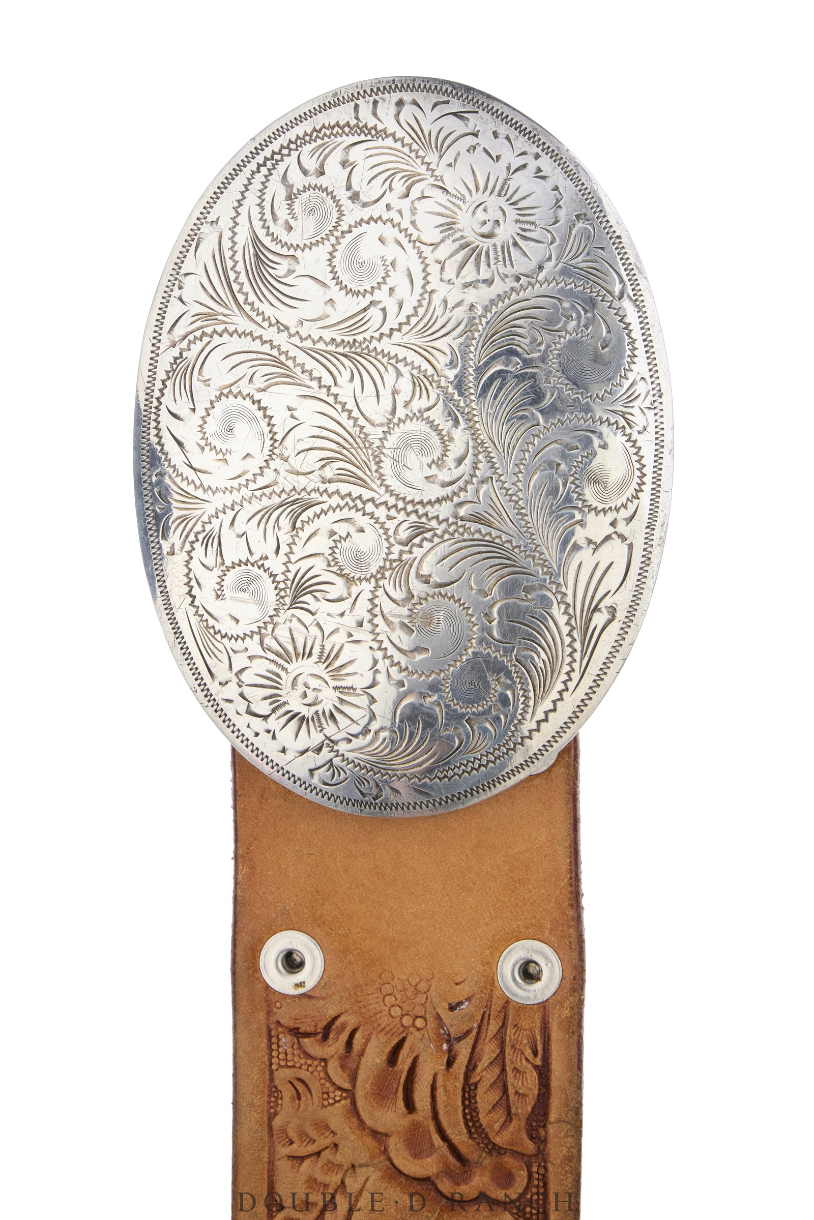 Belt, A Vintage, Buckle, Western, Scrollwork, Hallmark, Vintage, 1253