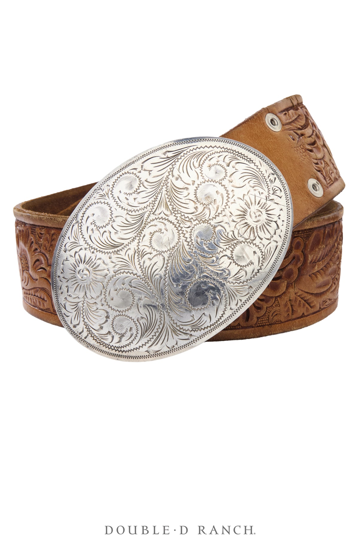 Belt, A Vintage, Buckle, Western, Scrollwork, Hallmark, Vintage, 1253
