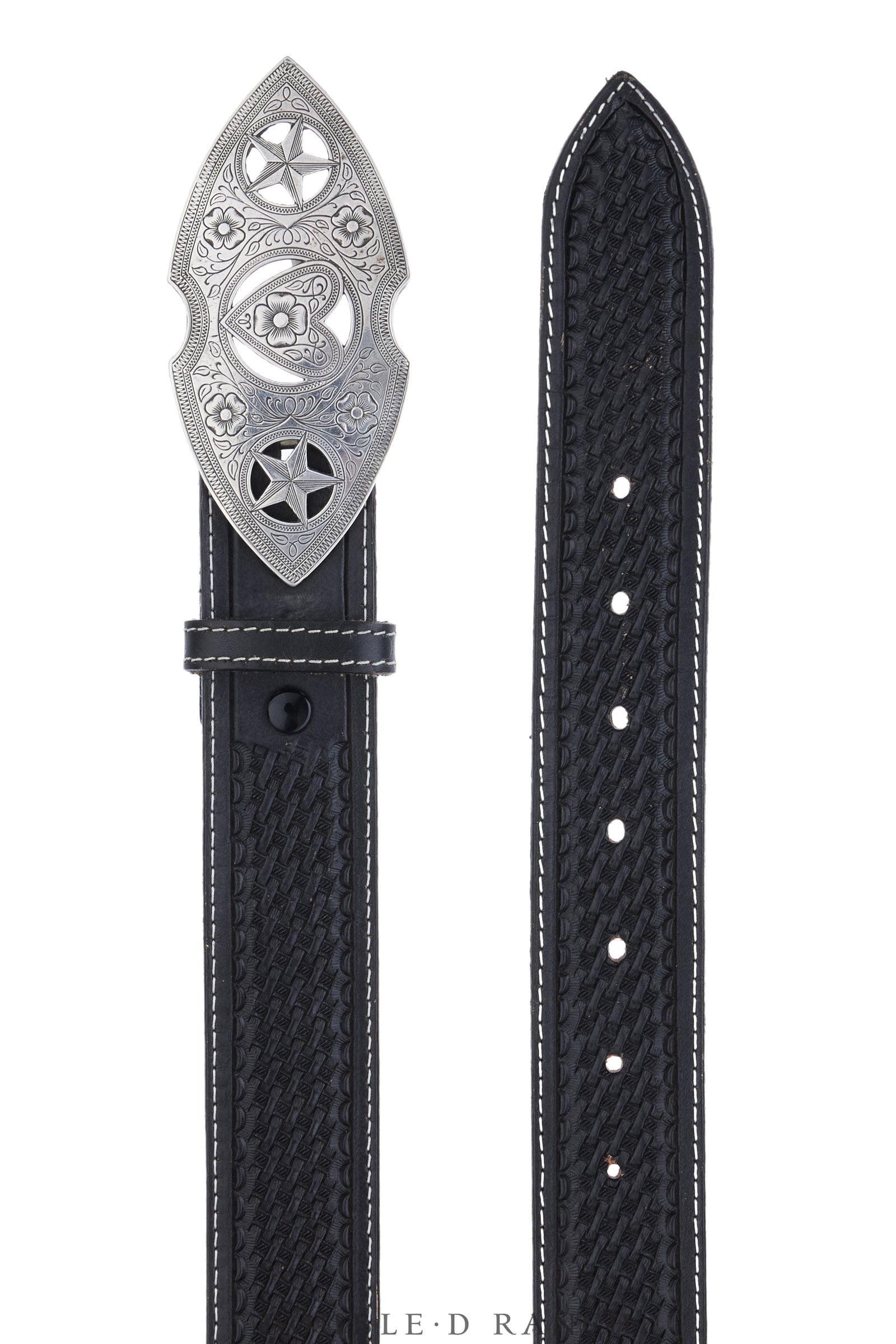 Belt, A Vintage, Buckle, Western, Unusual Scrollwork and Cutouts, Hallmark, Vintage, 1254