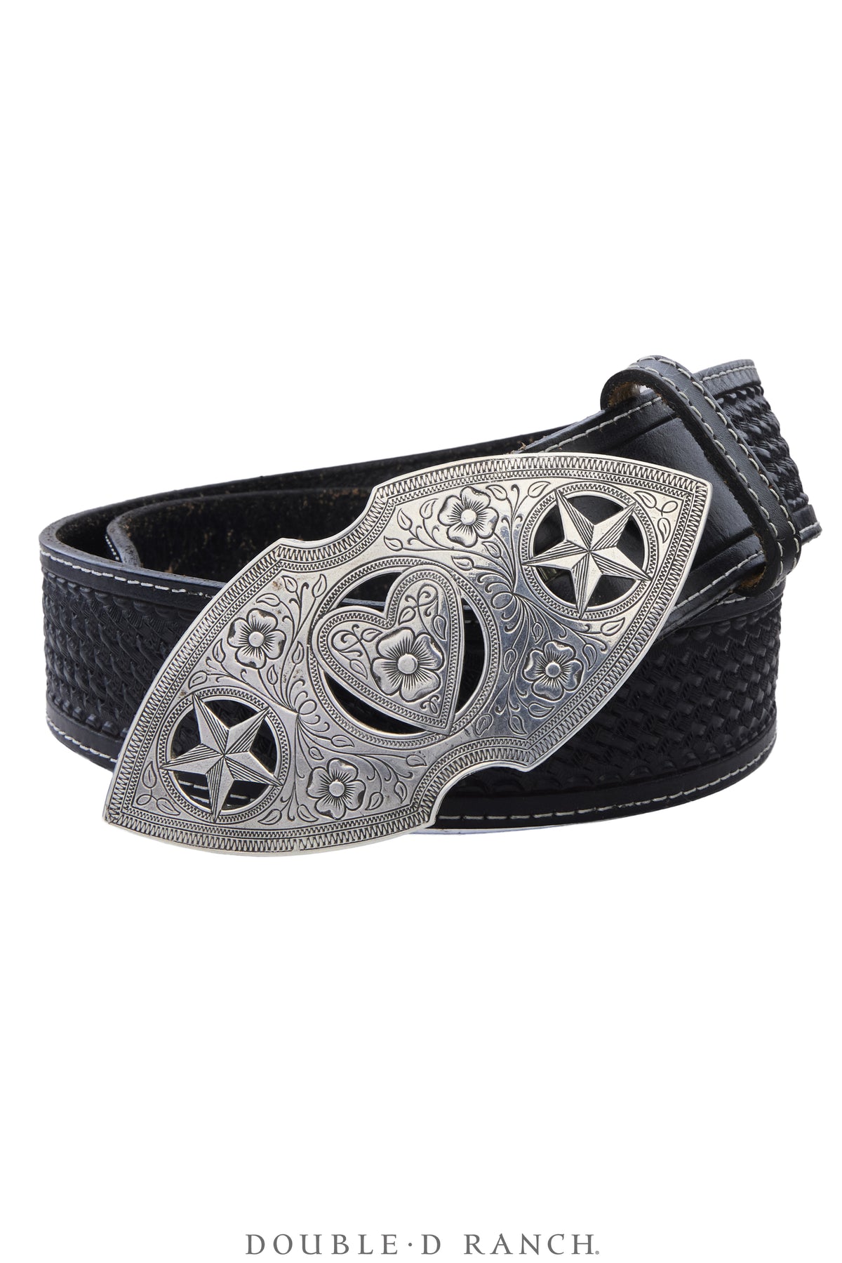 Belt, A Vintage, Buckle, Western, Unusual Scrollwork and Cutouts, Hallmark, Vintage, 1254