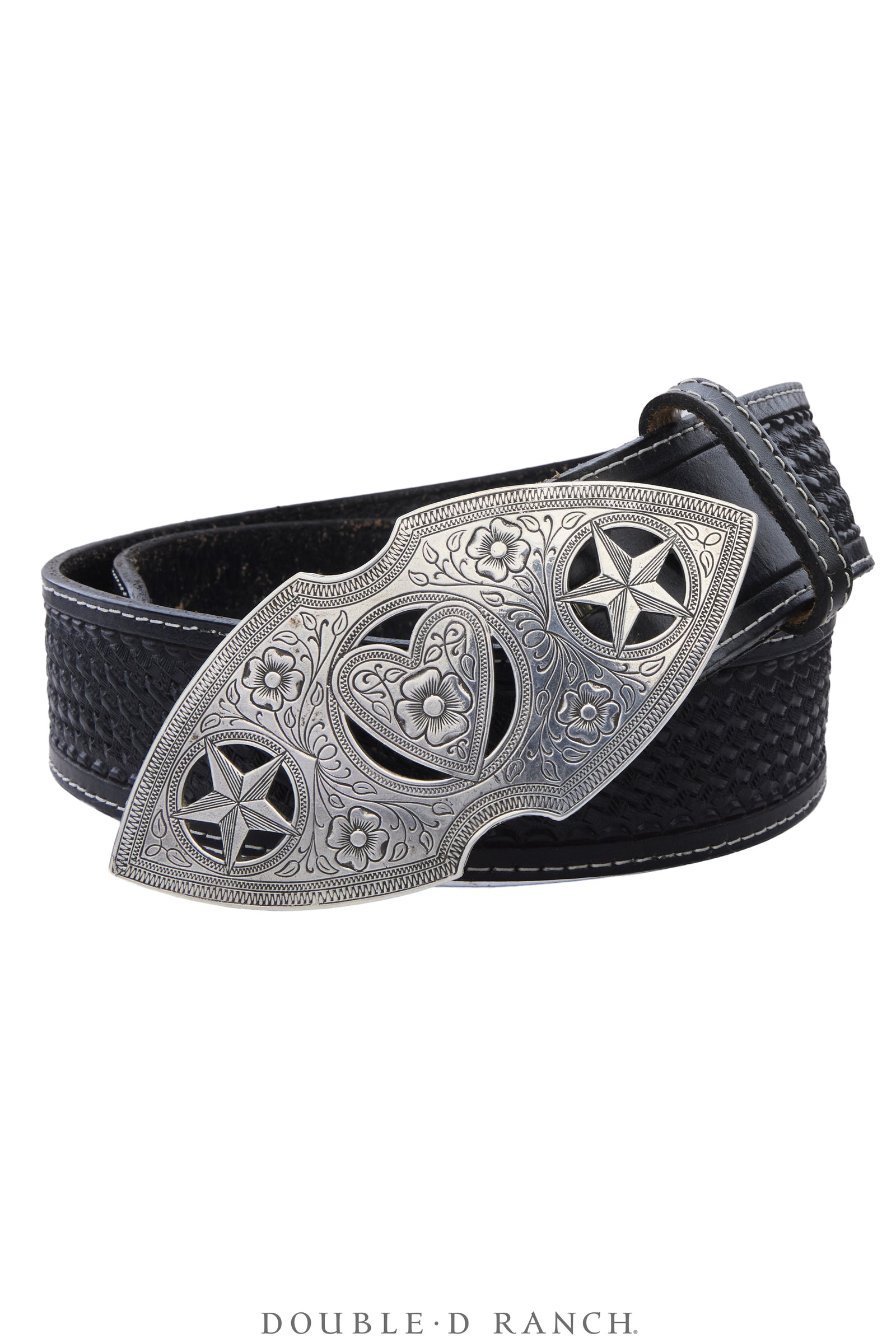 Belt, A Vintage, Buckle, Western, Unusual Scrollwork and Cutouts, Hallmark, Vintage, 1254