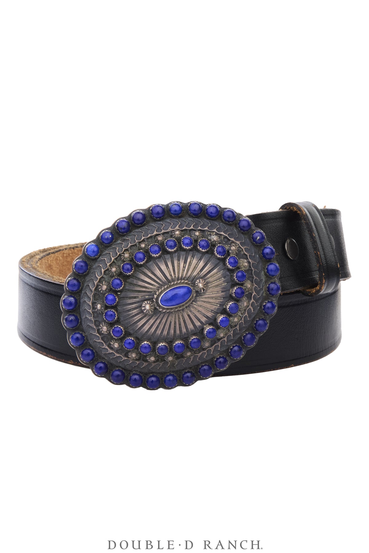 Belt, A Vintage, Concho, Cluster, Lapis, Hallmark, Vintage, 1255