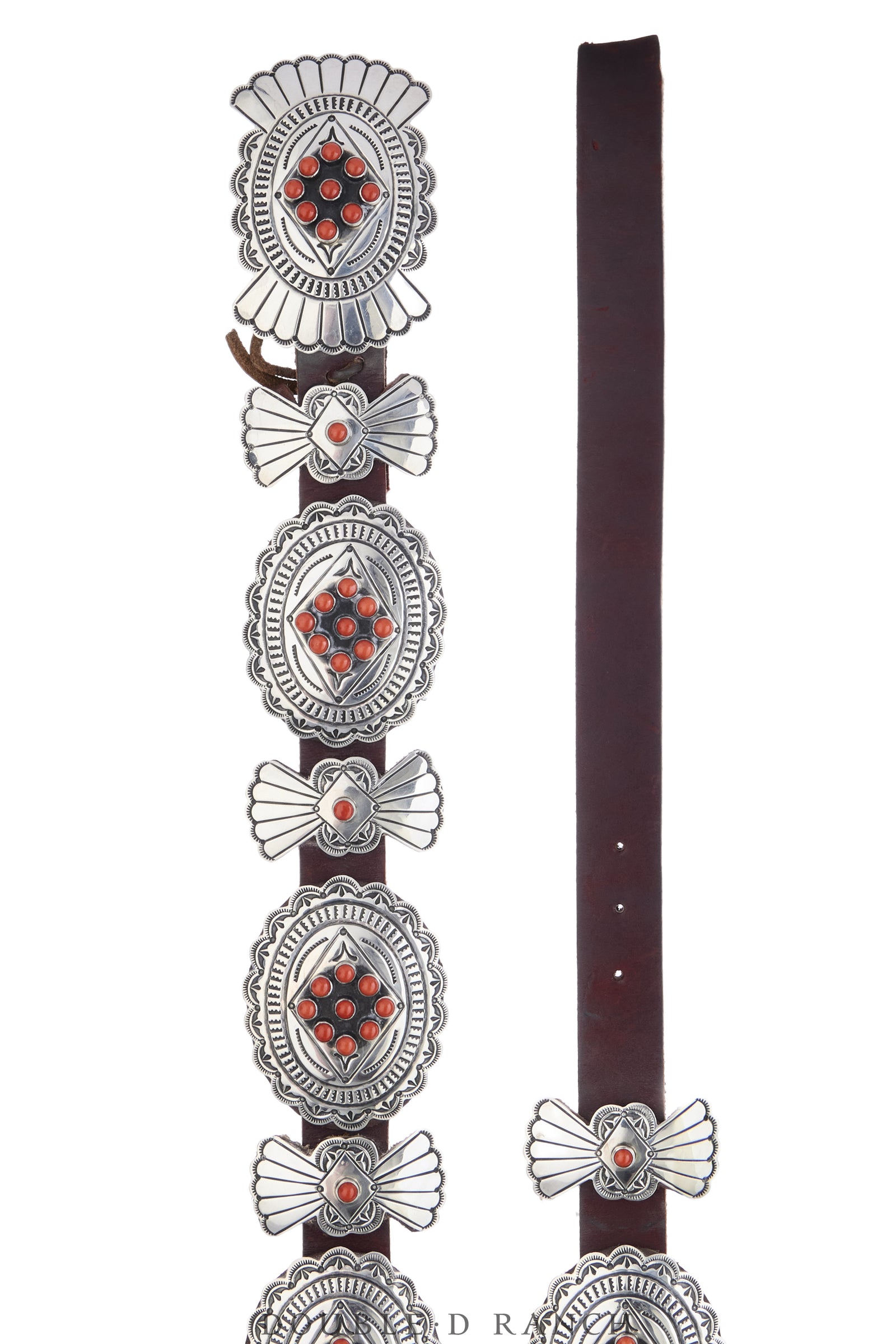 Belt, A Vintage, Concho, Coral, Hallmark, Vintage, 1257