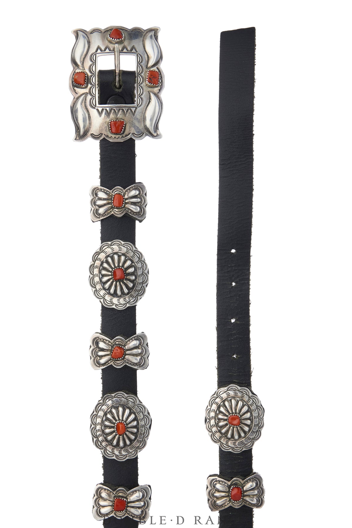 Belt, A Vintage, Concho, Coral, Hallmark, Vintage, 1285