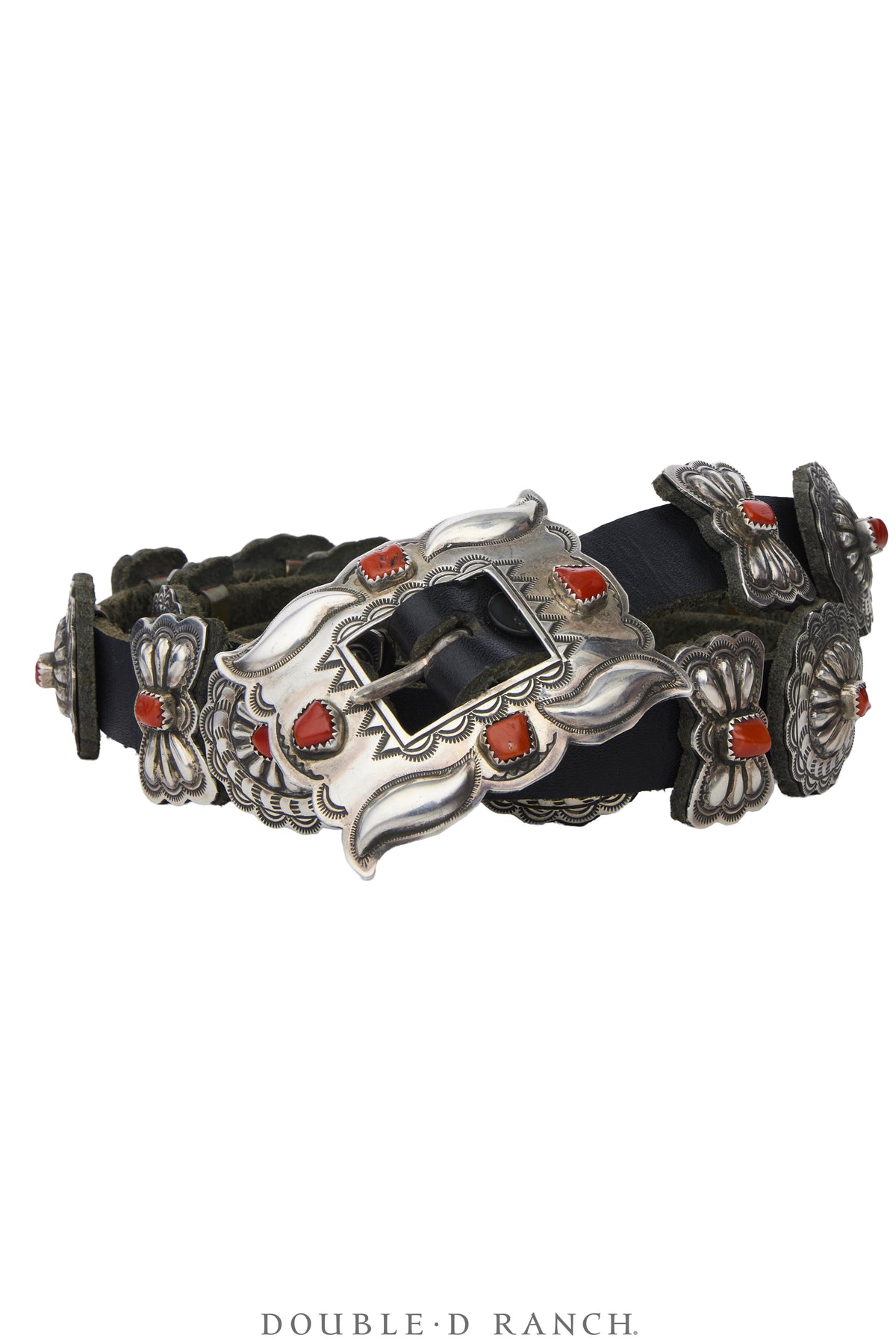 Belt, A Vintage, Concho, Coral, Hallmark, Vintage, 1285