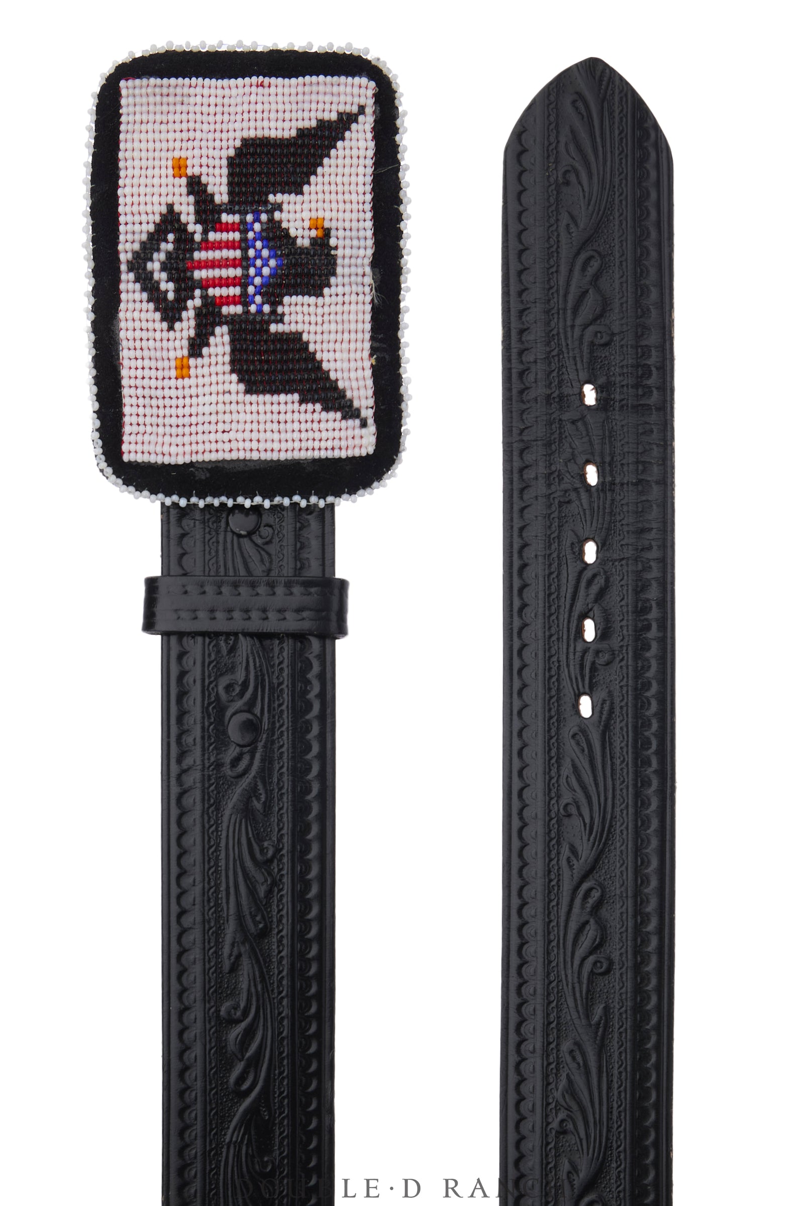 Belt, A Vintage, Beaded, Eagle, Vintage, 1296