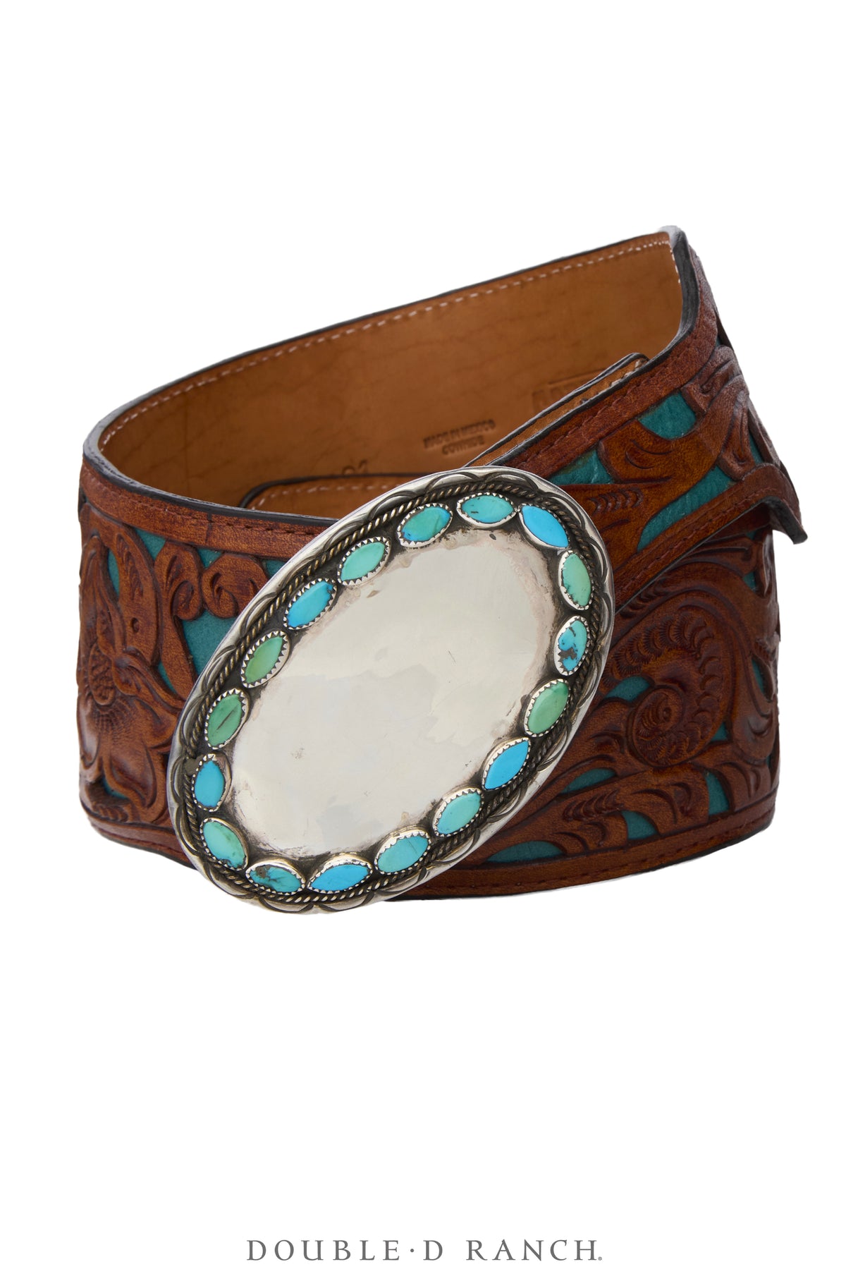 Belt, A Vintage, Concho, Turquoise, Vintage, 1309