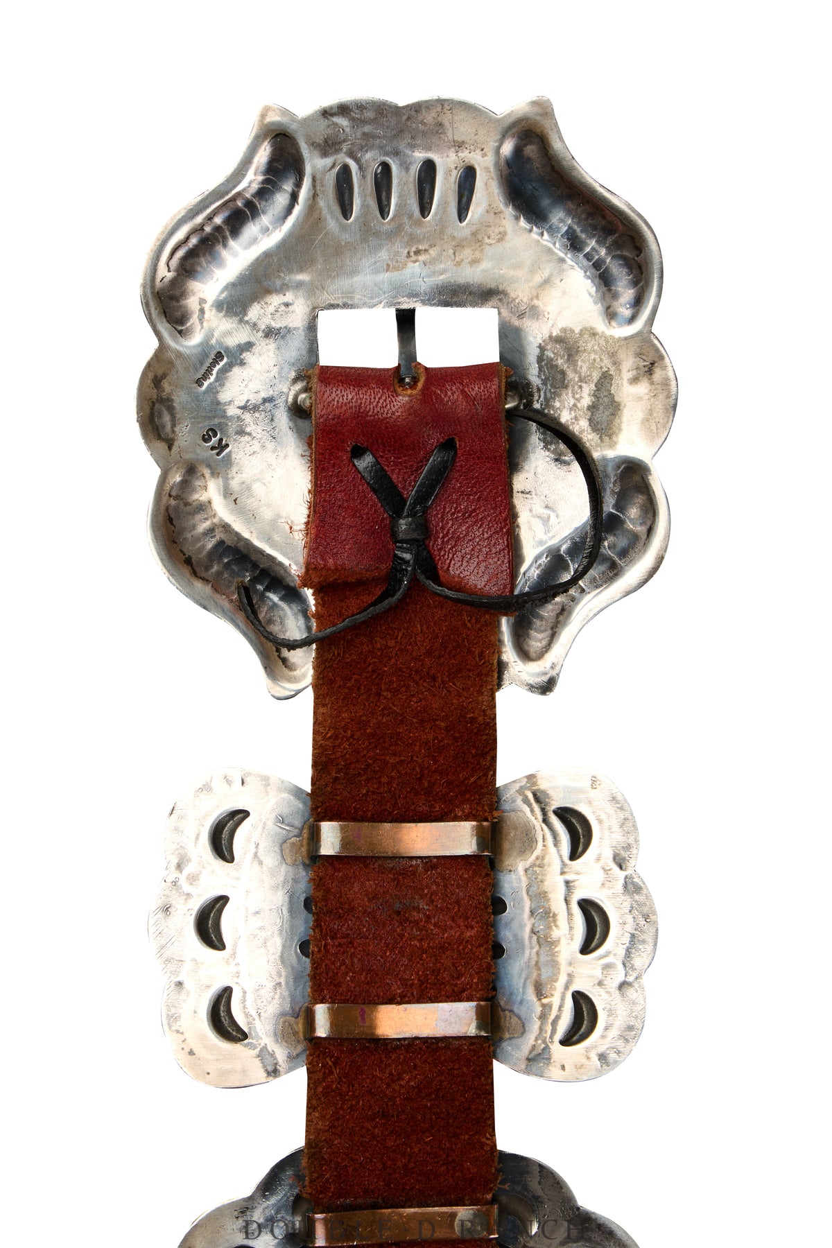 Belt, A Vintage, Concho, Sterling Silver, Kirk Smith Hallmark, Vintage c. 2000s, 698