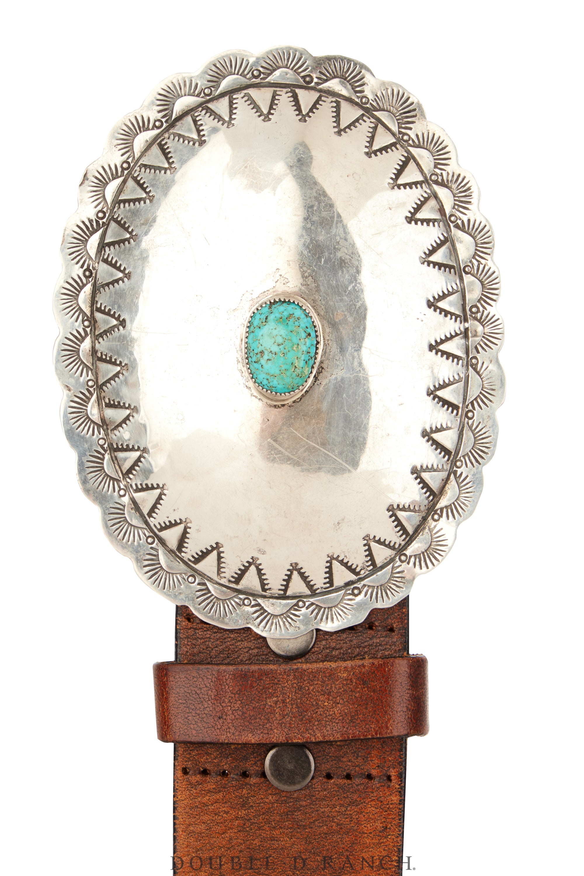 Belt, A Vintage, Buckle, Concho, Turquoise, Vintage, 850