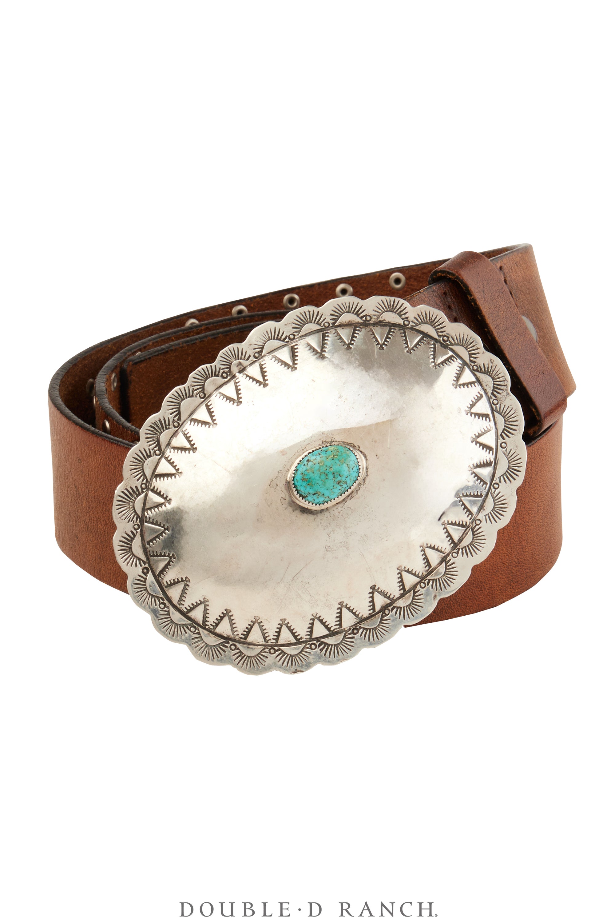 Belt, A Vintage, Buckle, Concho, Turquoise, Vintage, 850