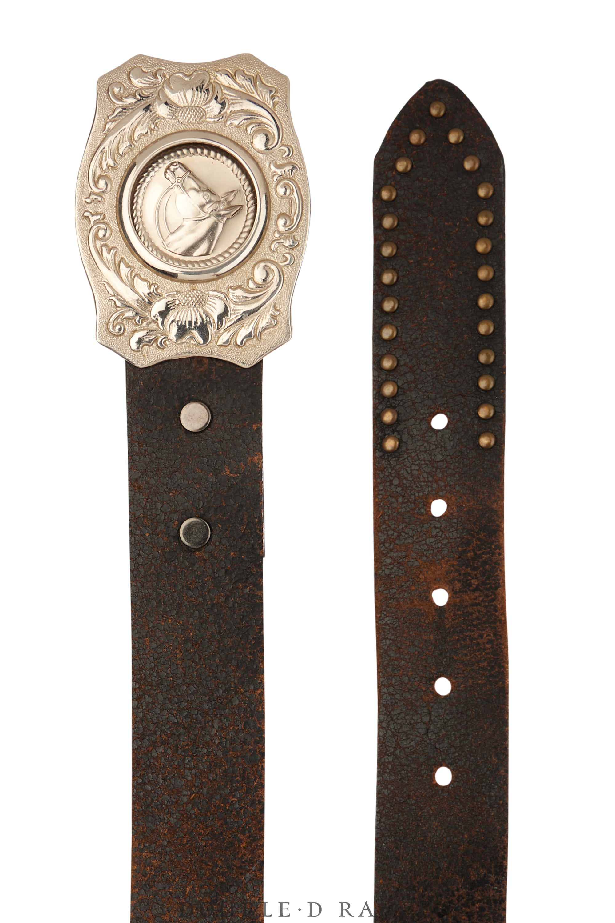 Belt, A Vintage, Buckle, Kitsch, Horse Medallion, Hallmark, Vintage, 852